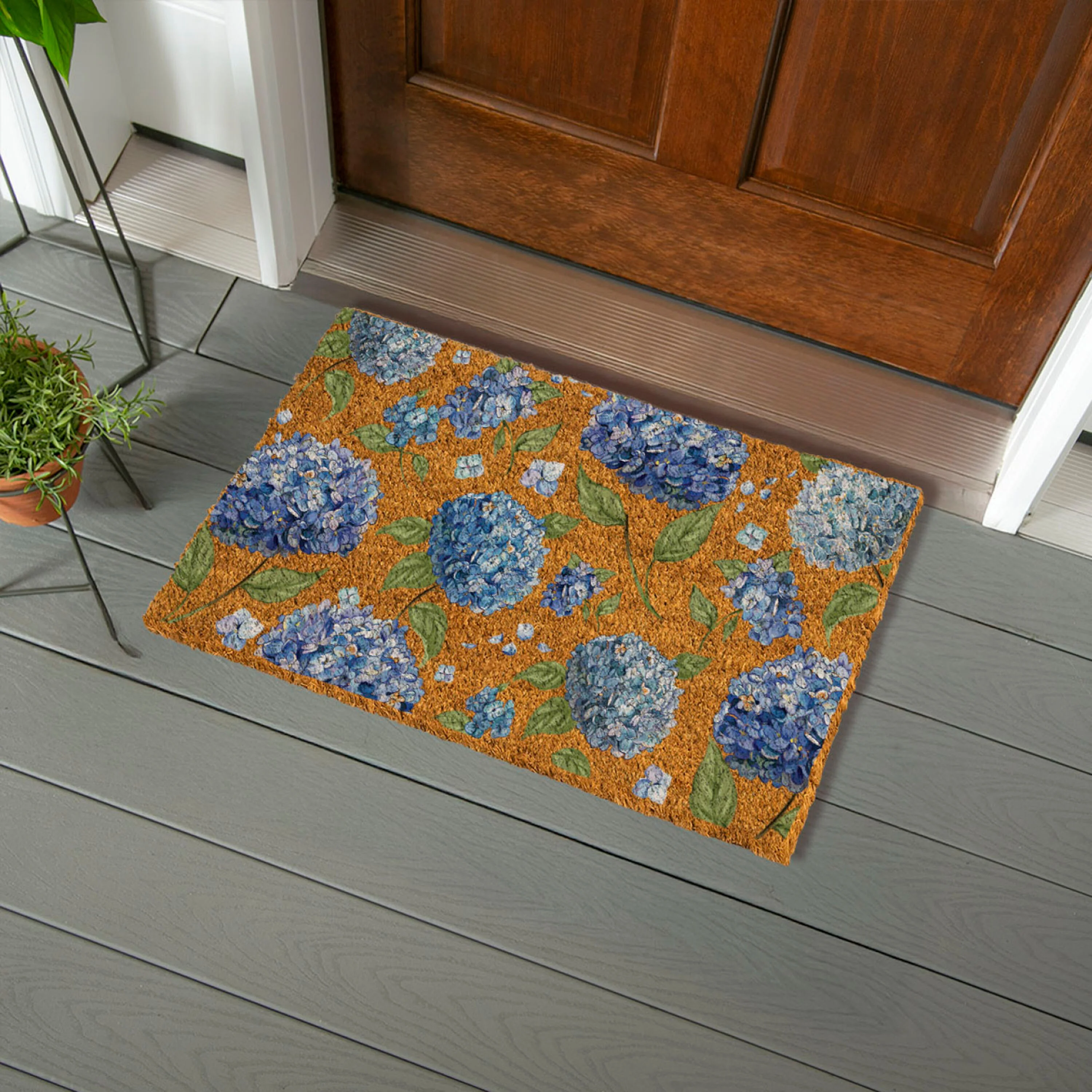 Hydrangea Haven, Coir Mat 28"x16"
