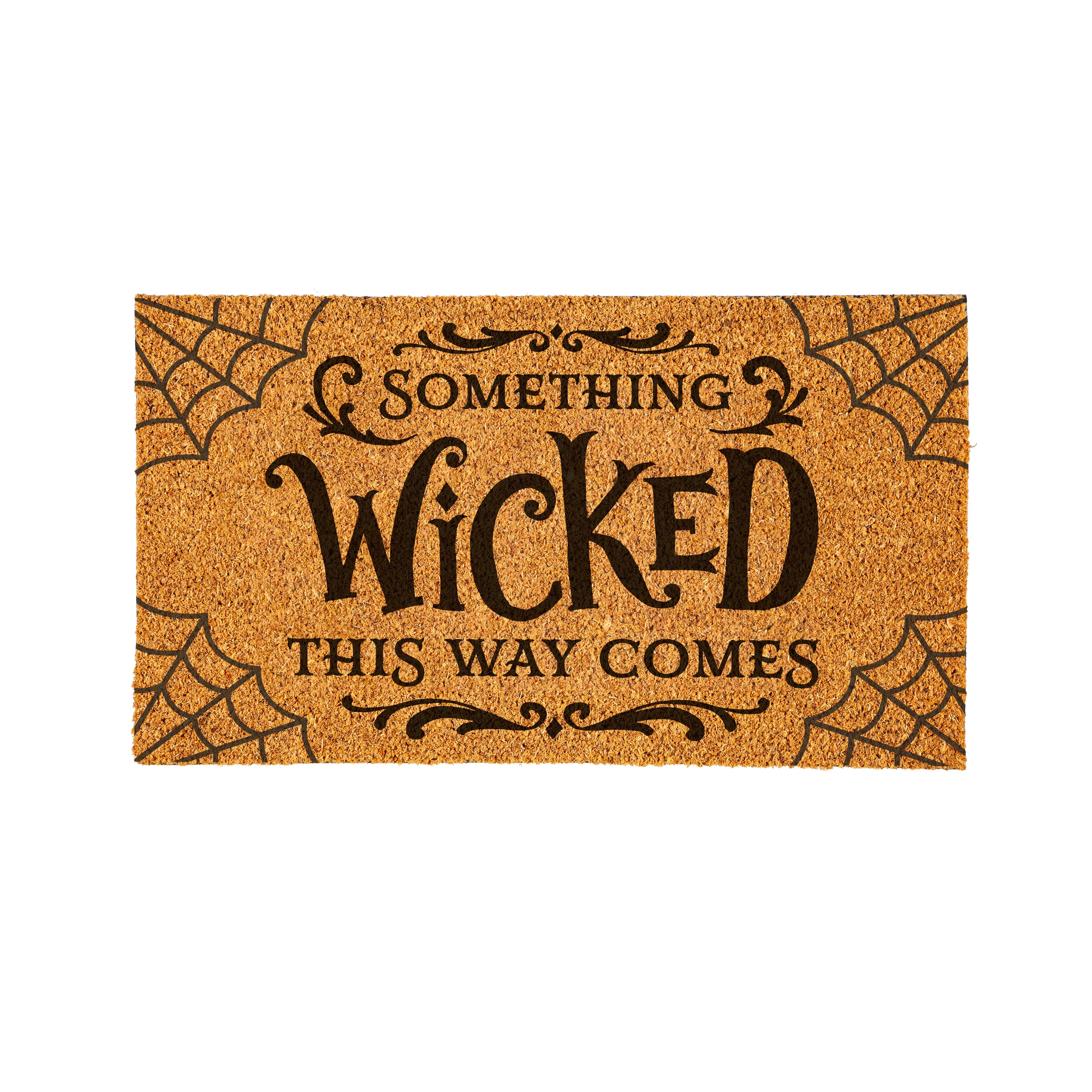 Haunted House Coir Mat, "Something Wicked This Way Comes", 28"x16" - Image 3