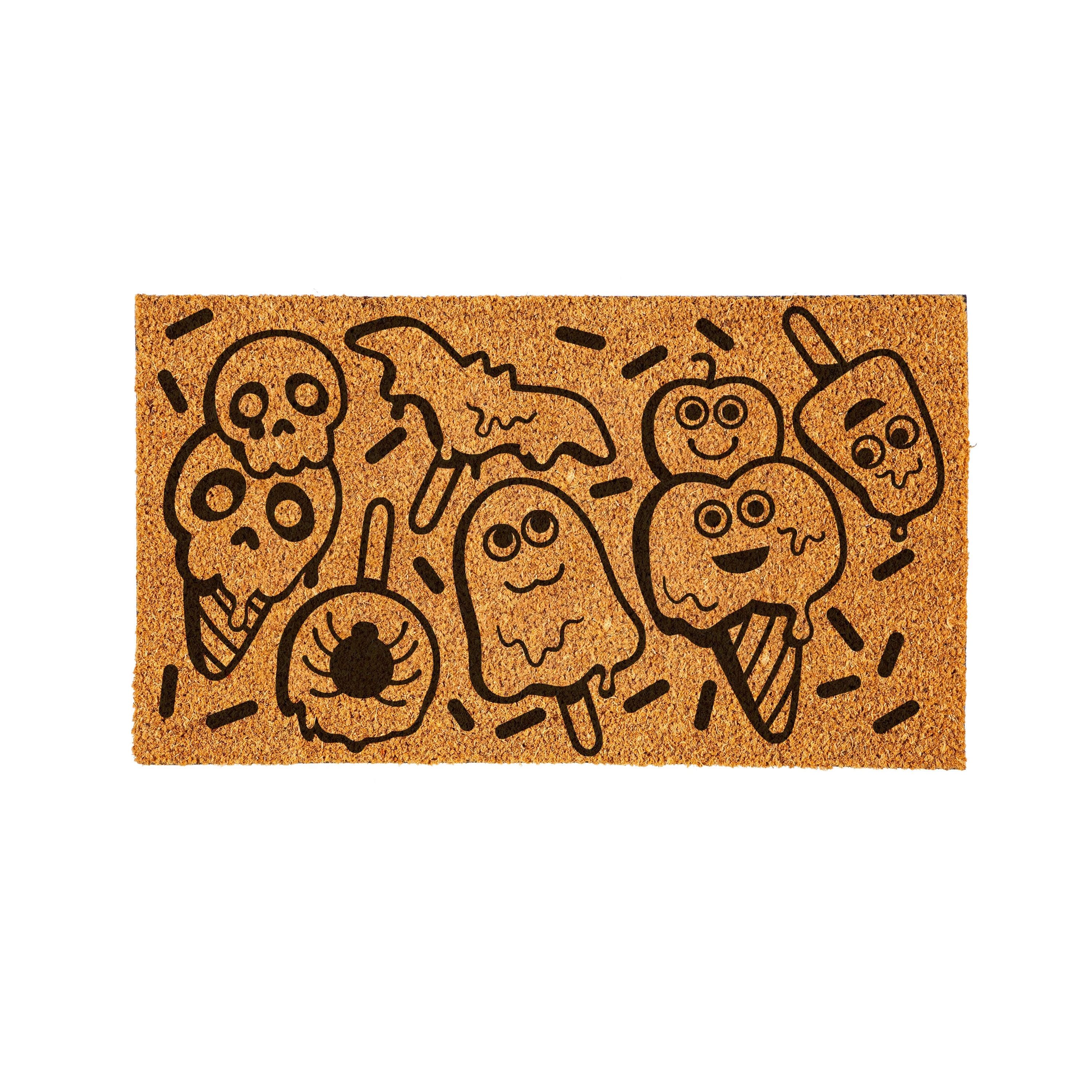 Summerween I scream for Icecream Coir Mat, 28"x16" - Image 2