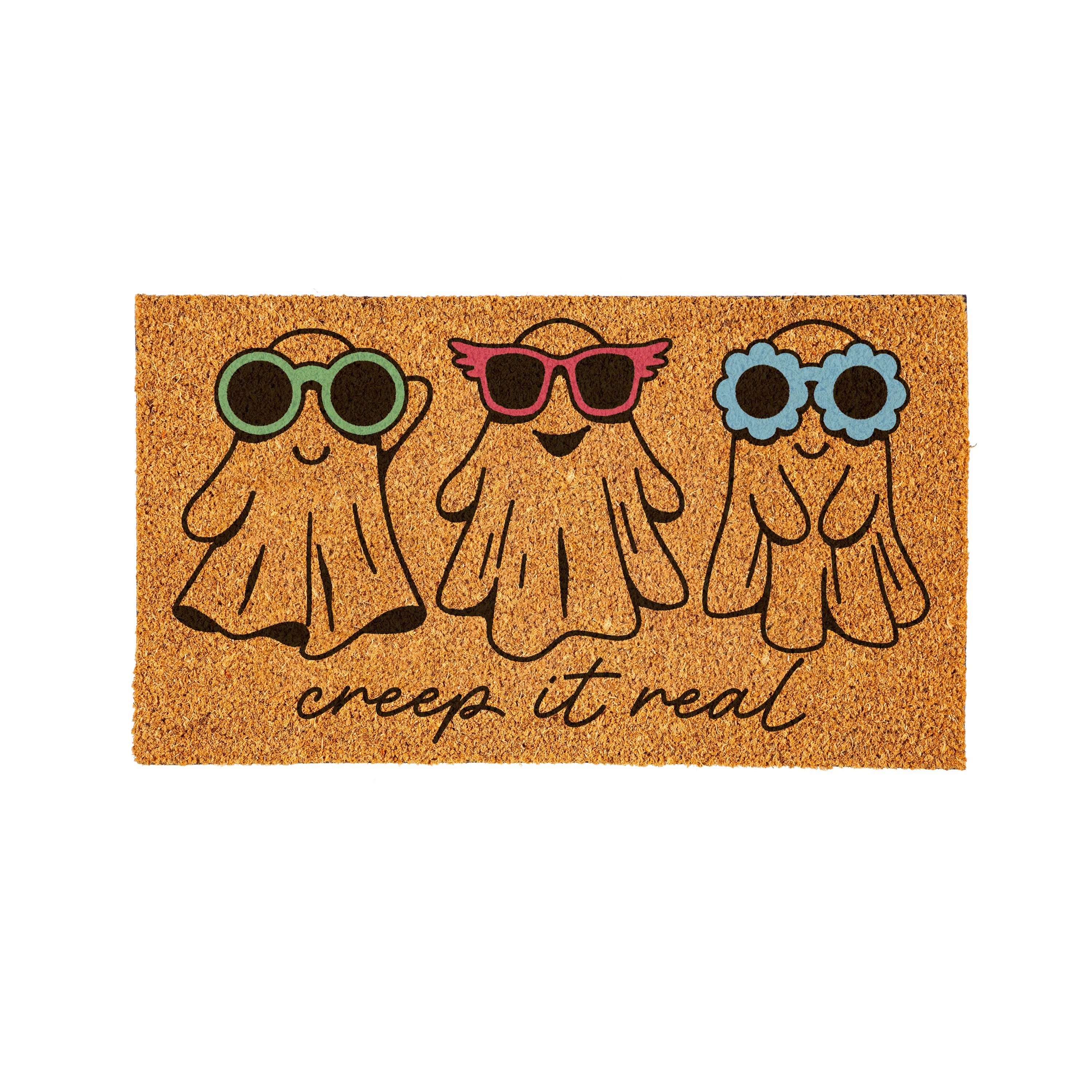 Summerween Creep it Real Coir Mat, 28"x16" - Image 2