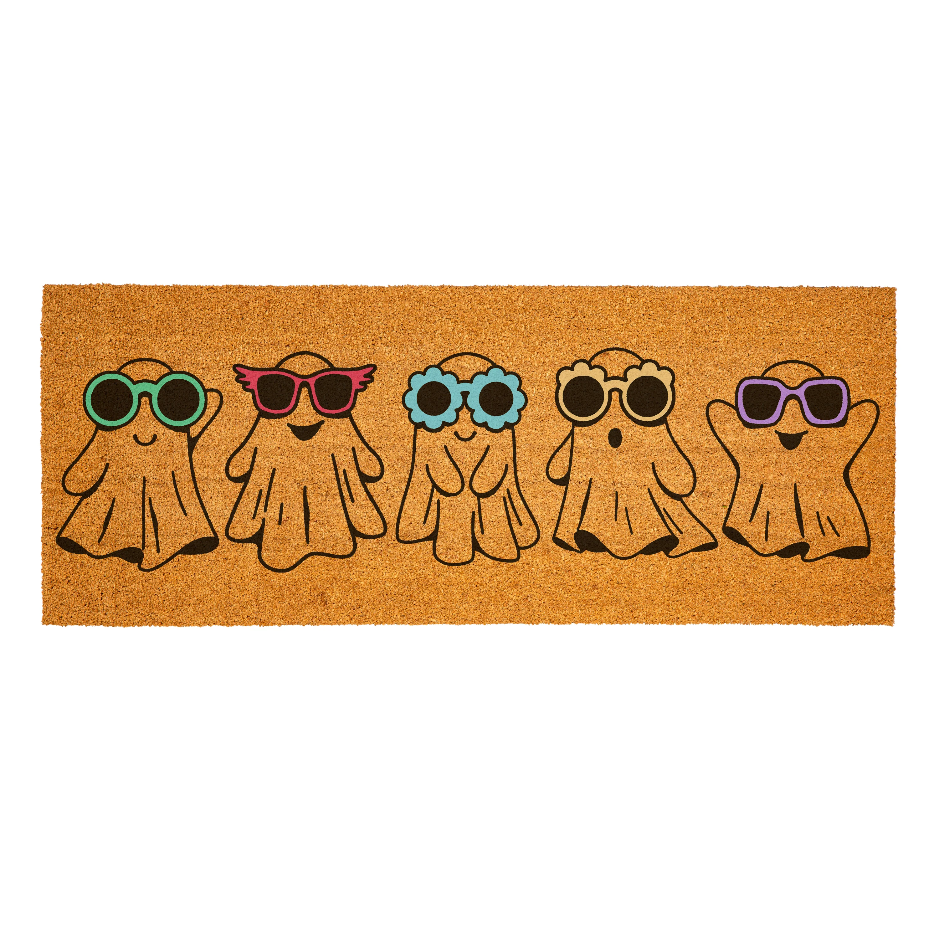 Summerween Creep it Real Coir Mat, 60"x24" - Image 2