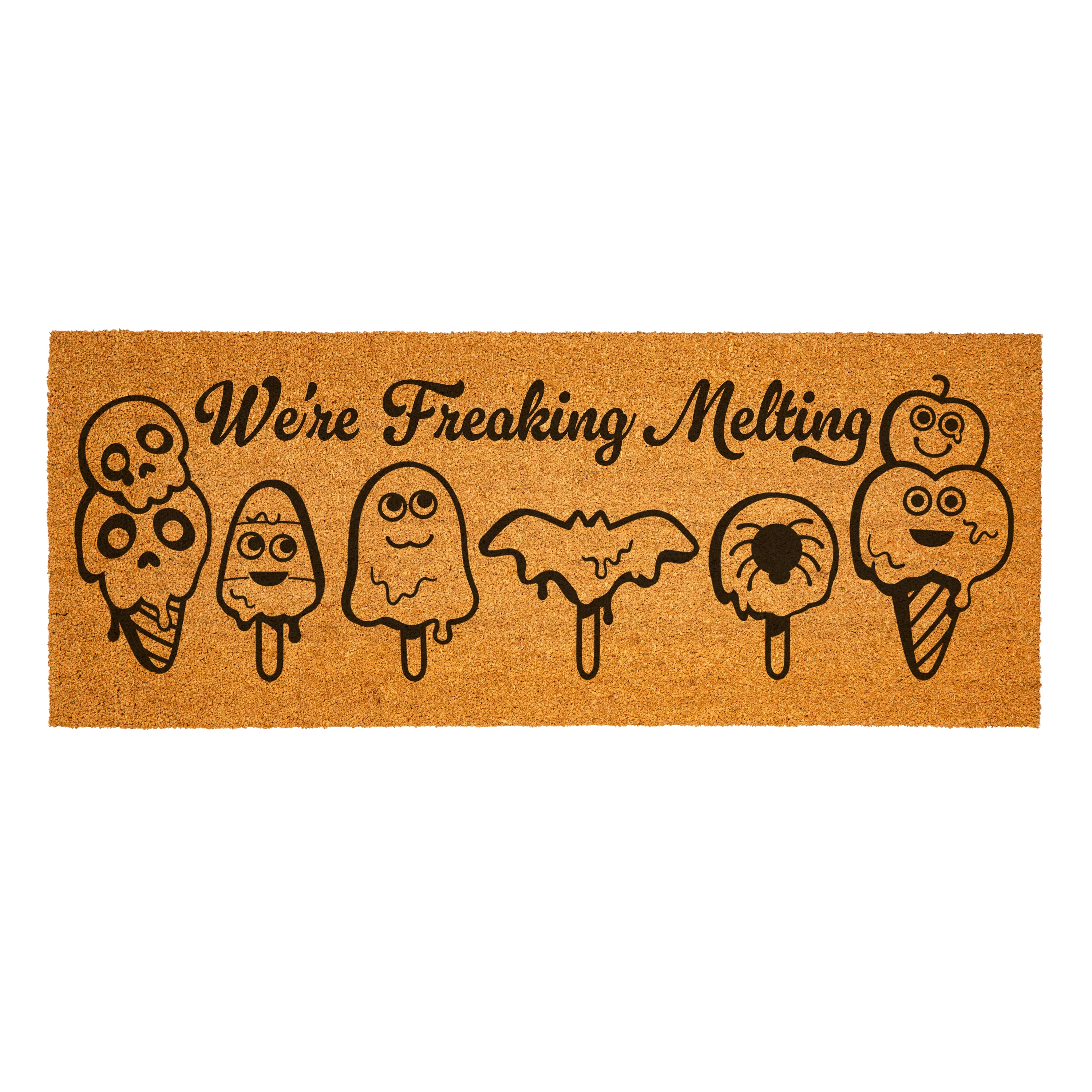Summerween We're Freaking  Coir Mat, 60"x24" - Image 2