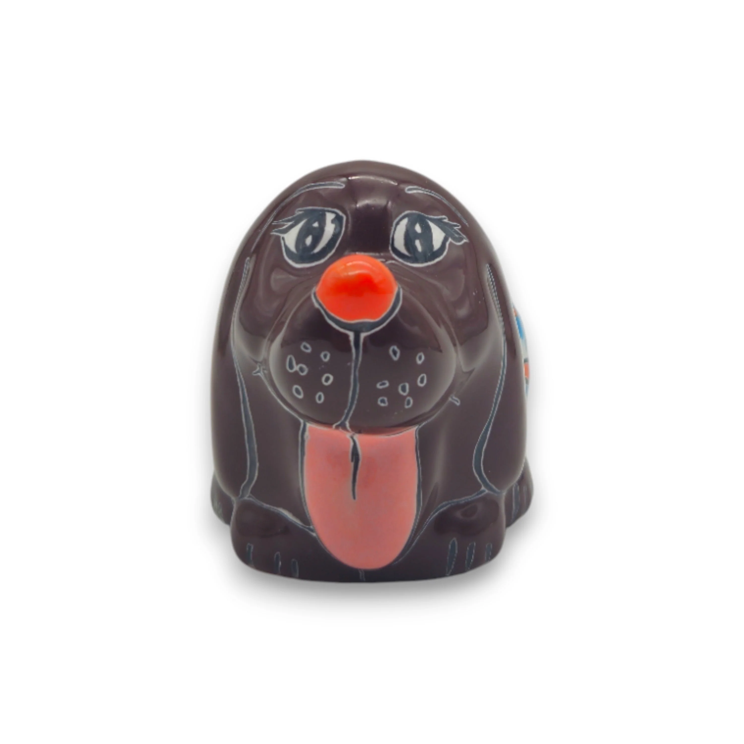 Colorful Talavera Dog Planter | Hand-Painted Mexican Figurine - Image 3