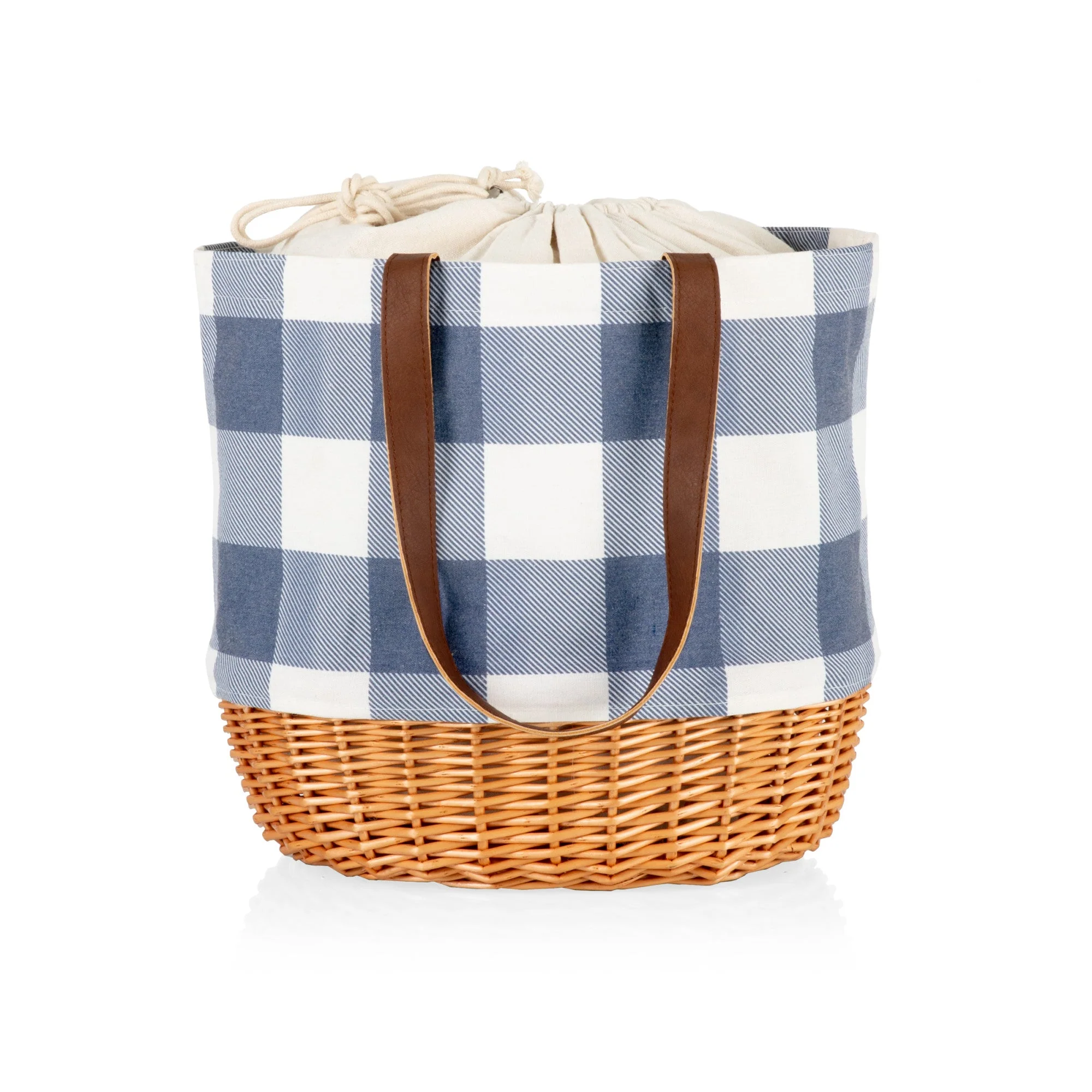 Coronado Canvas and Willow Basket Tote - Image 37