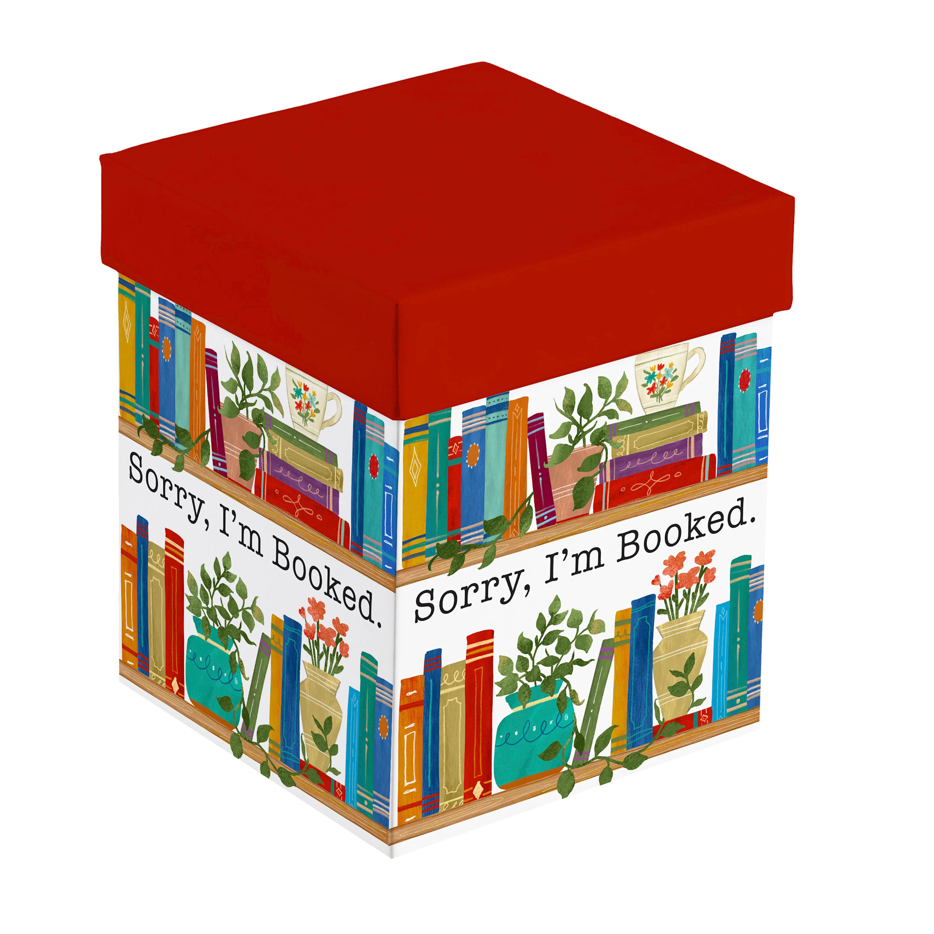 Coffee Cup Ceramic Cup O' Java, Sorry I'm Booked, 17oz, Gift Box - Image 3