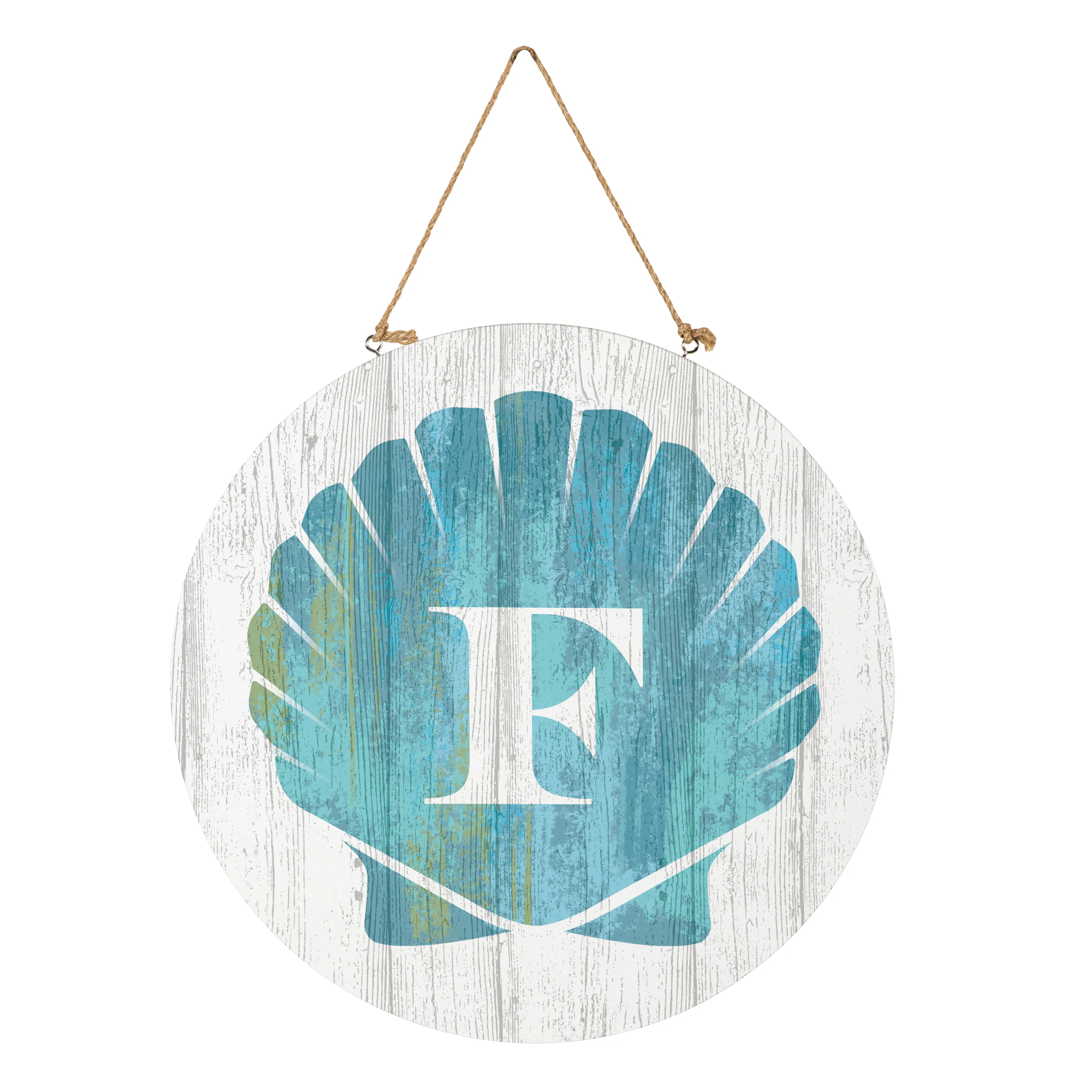 Coastal Door Décor Shell Monogram 18" F - Image 3