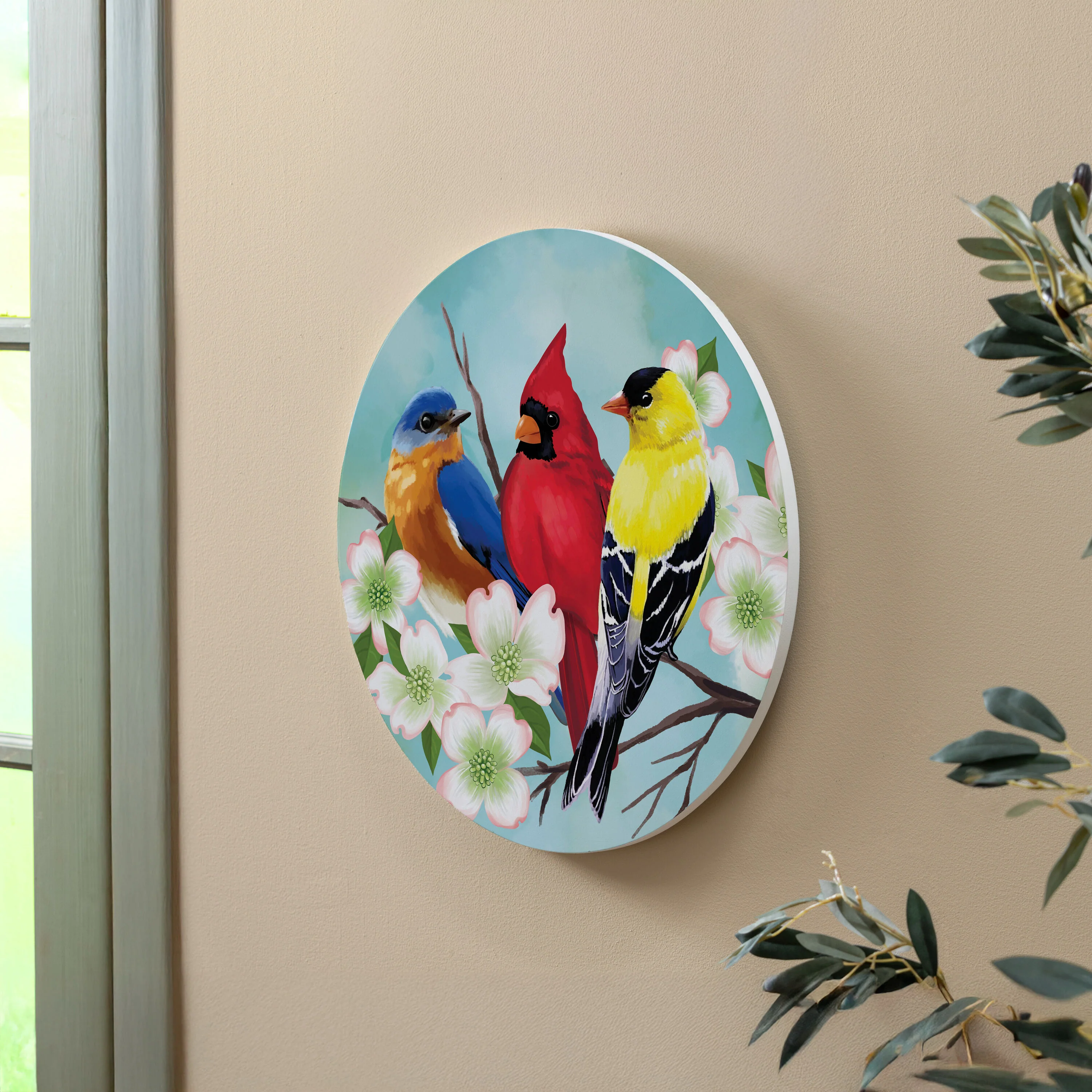 What She Shed Bird Bunch, 18" Door Décor - Image 2