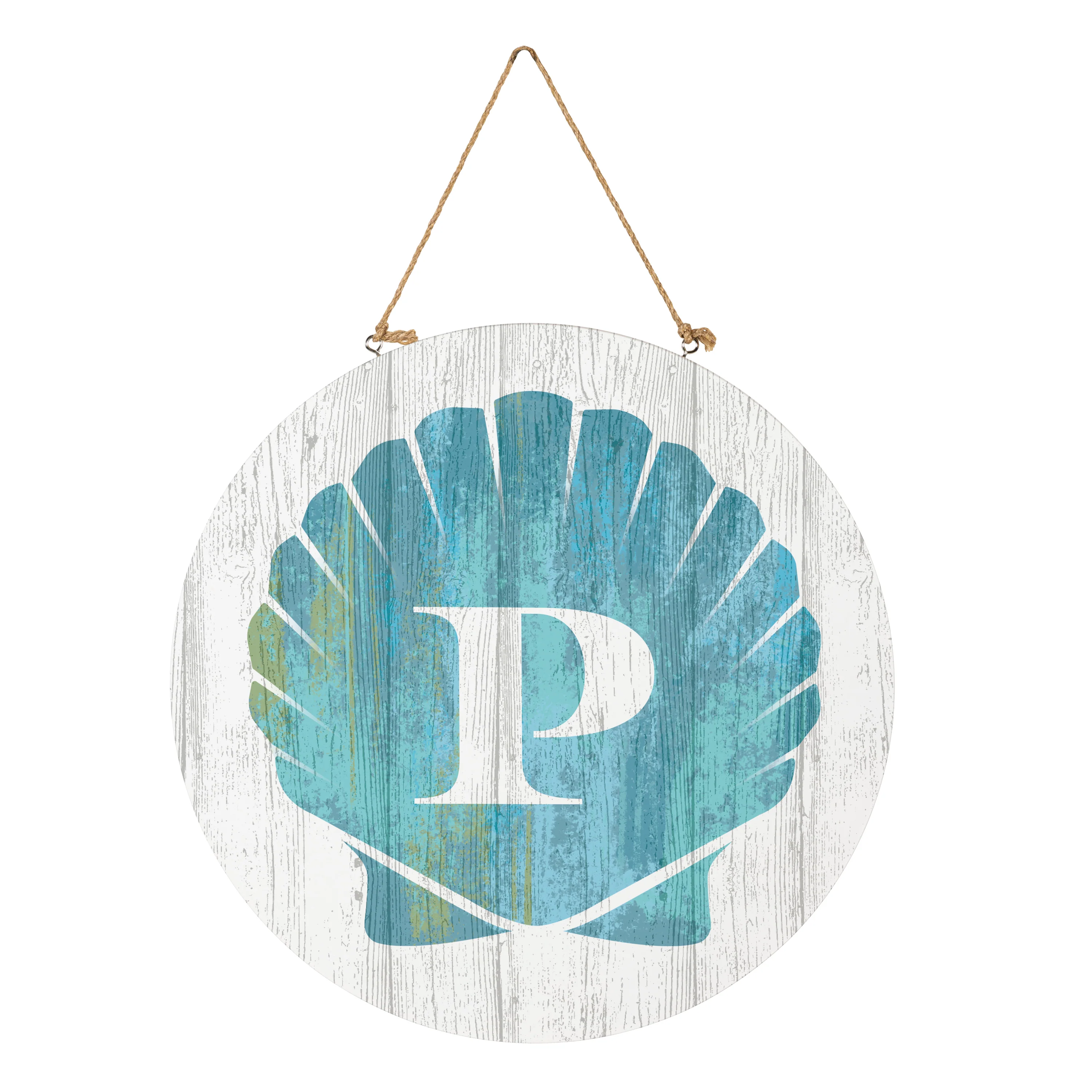 Coastal Door Décor Shell Monogram 18" P - Image 3