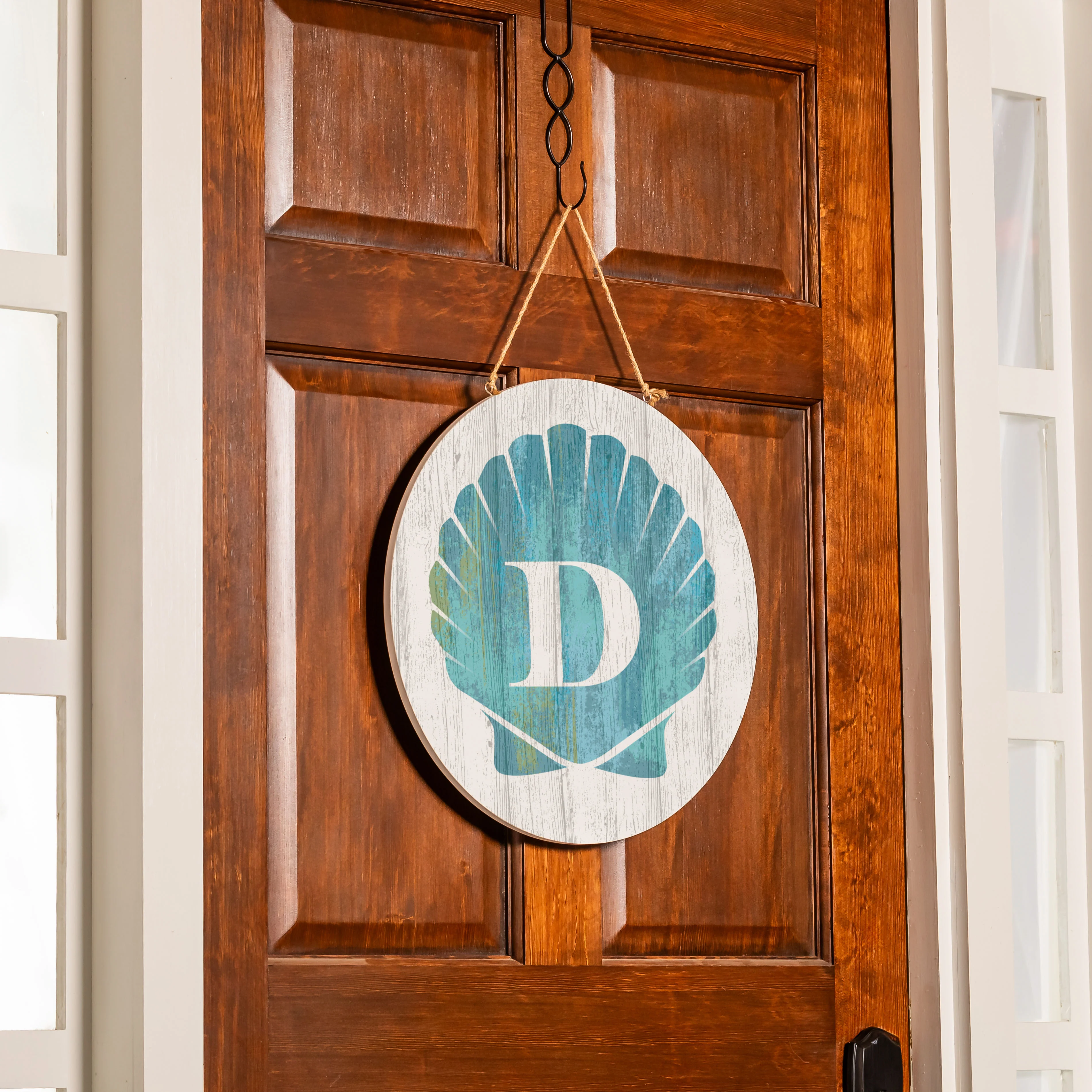 Coastal Door Décor Shell Monogram 18" D - Image 4