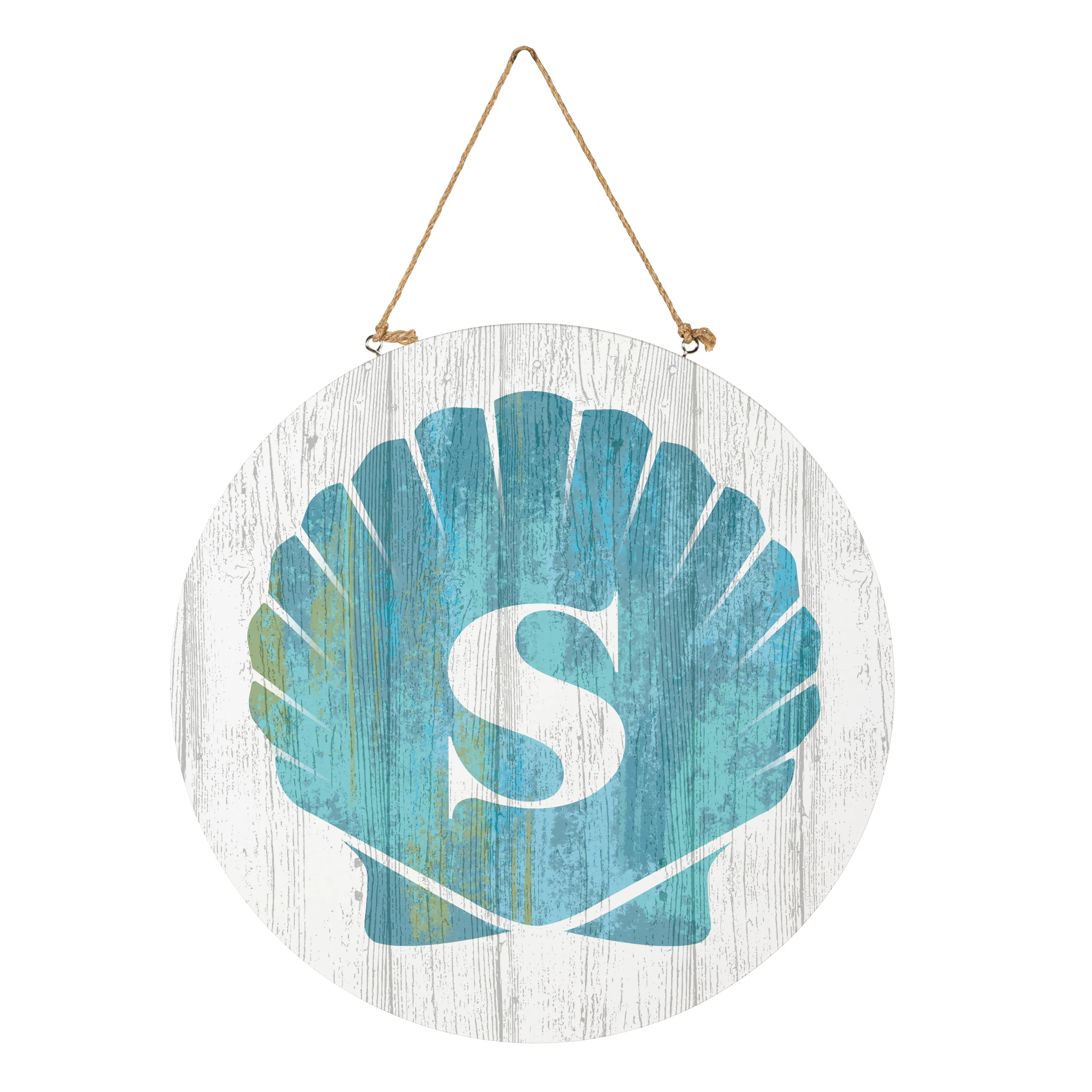 Coastal Door Décor Shell Monogram 18" S - Image 3