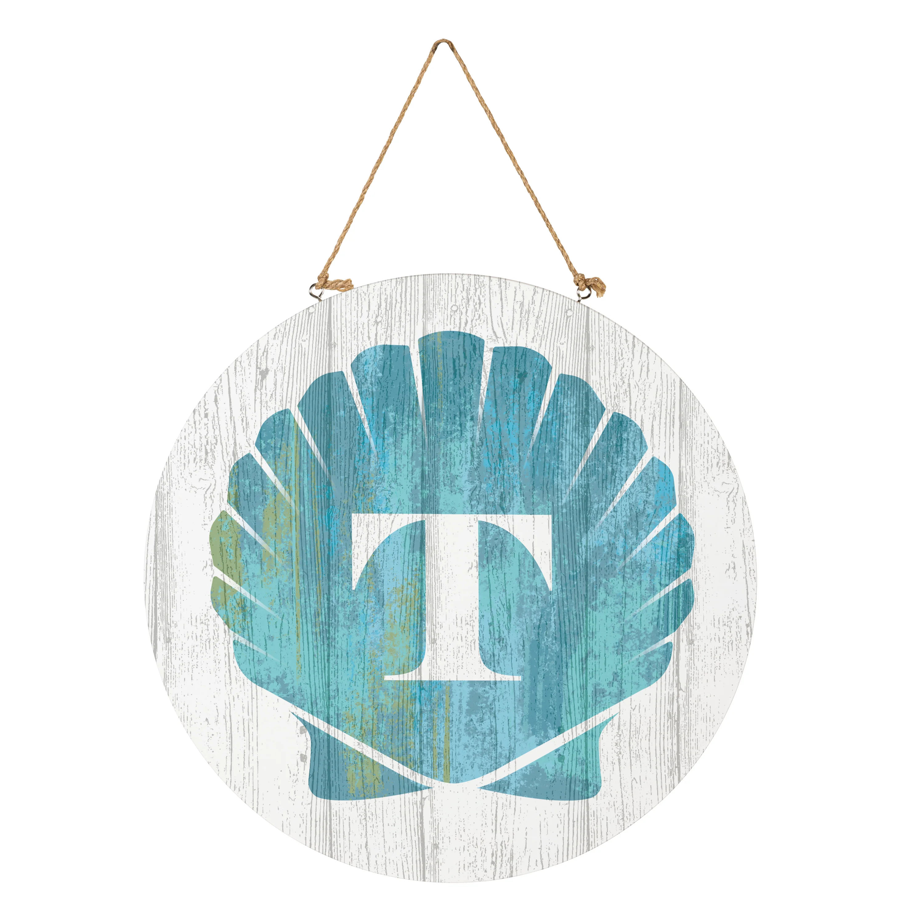 Coastal Door Décor Shell Monogram 18" T - Image 3
