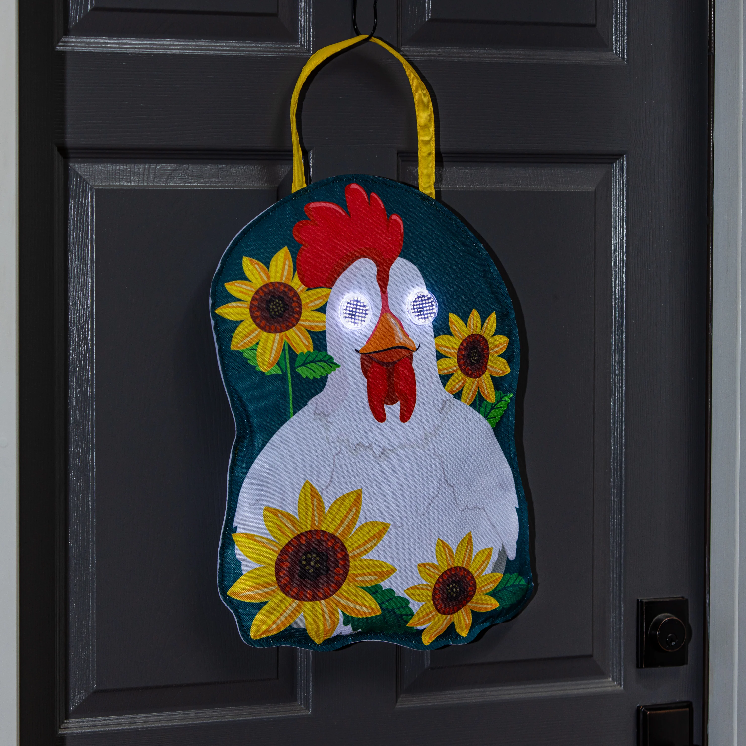 Winky Blinky Welcome To Our Coop LED Door Decor