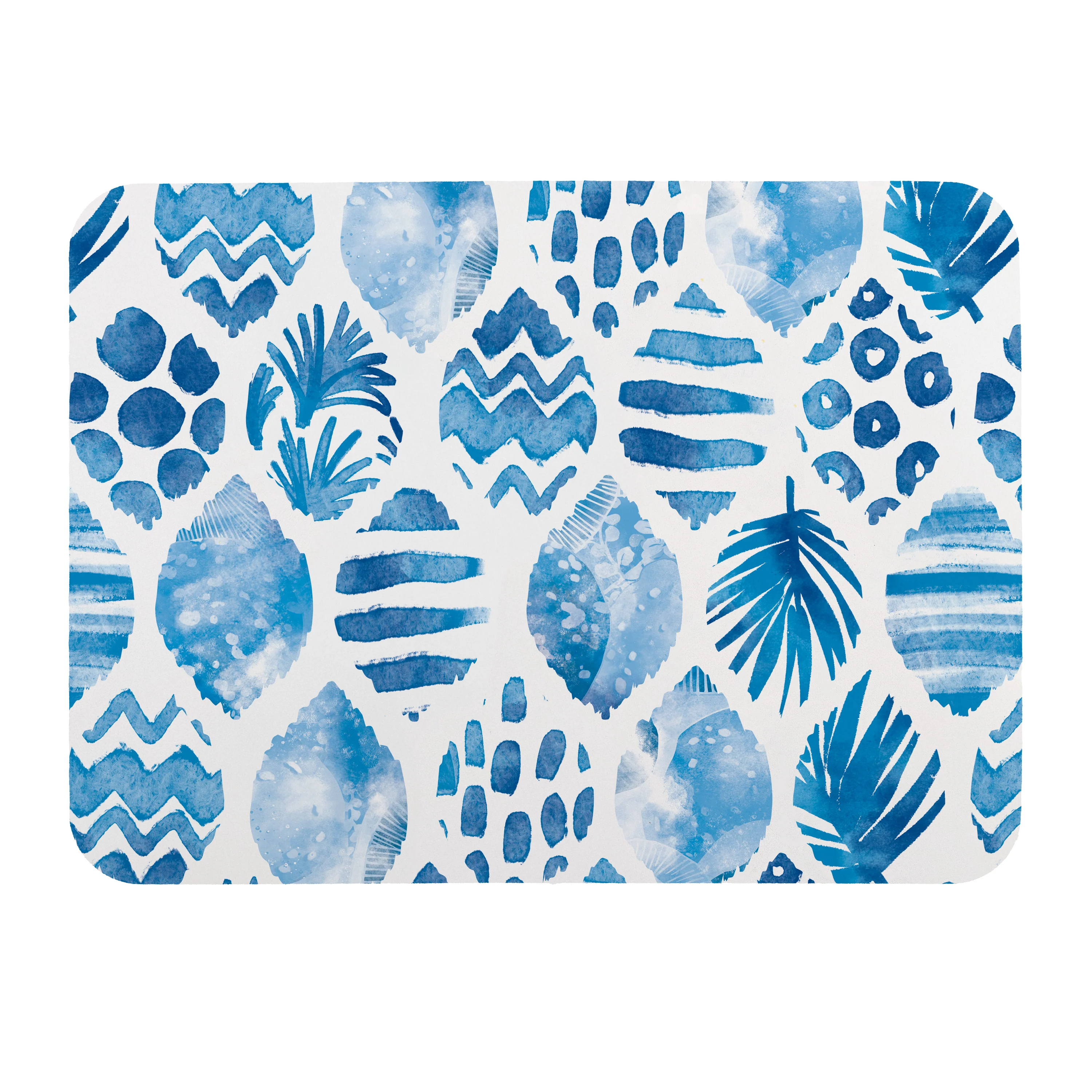 Blue Coastal Coral Sea Drying Mat, 20"x15" - Image 2