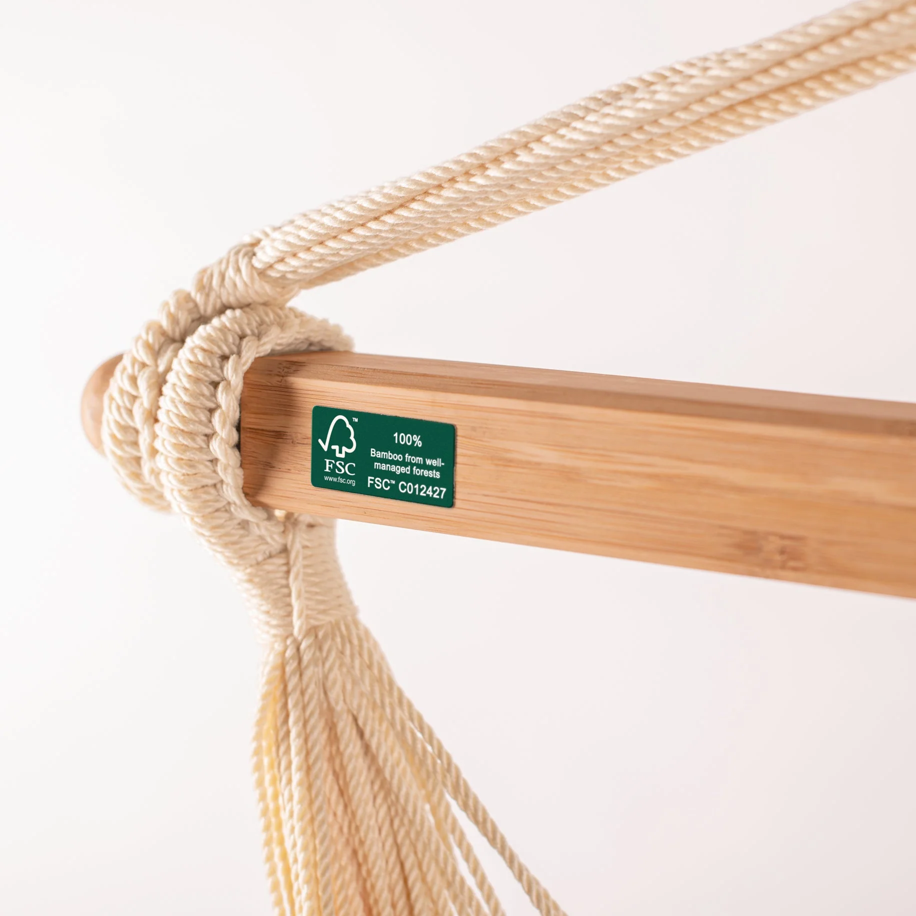 Domingo Sea Salt - Weather-Resistant Basic Hammock Chair - Image 4