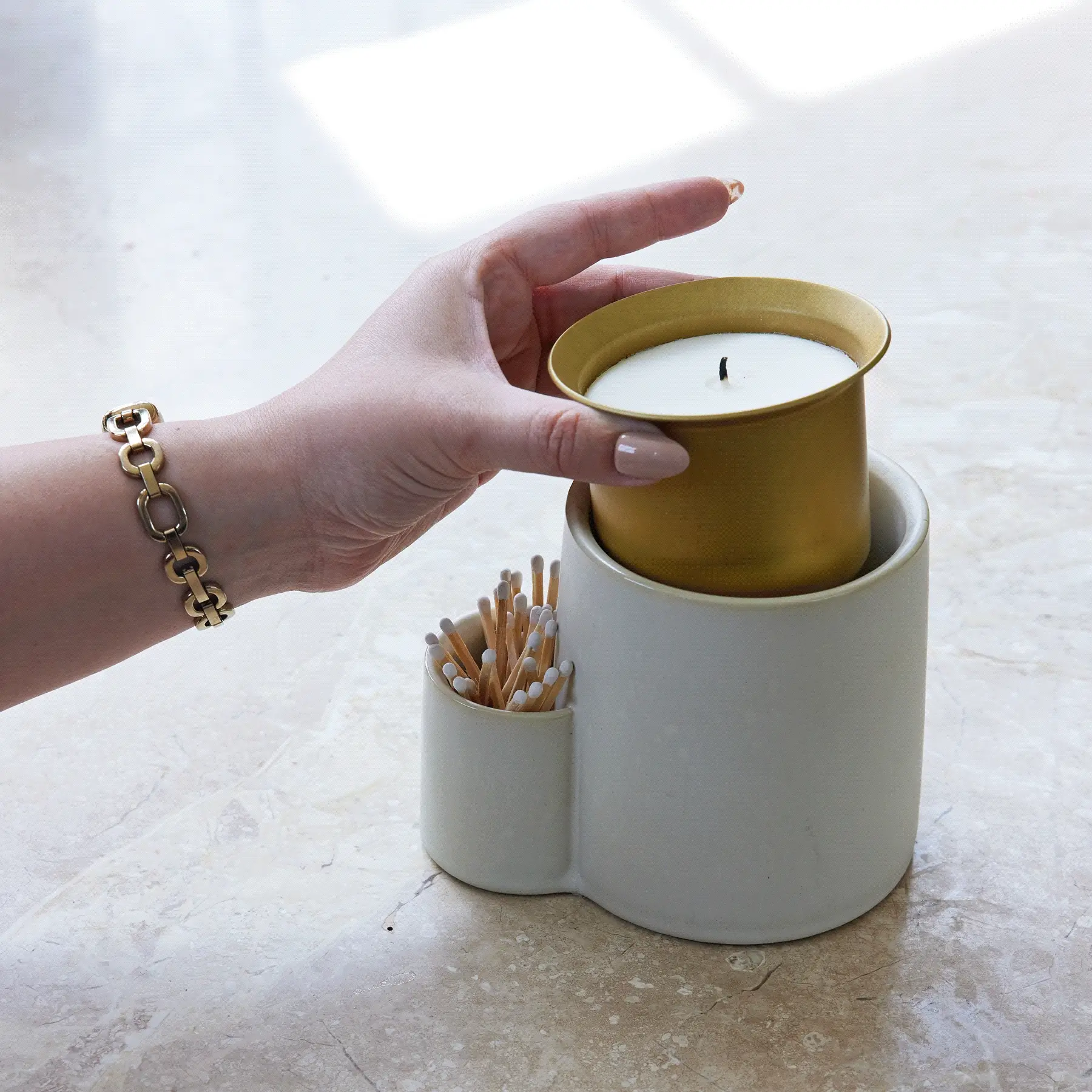 Ember Earth Candle + Planter - Image 2