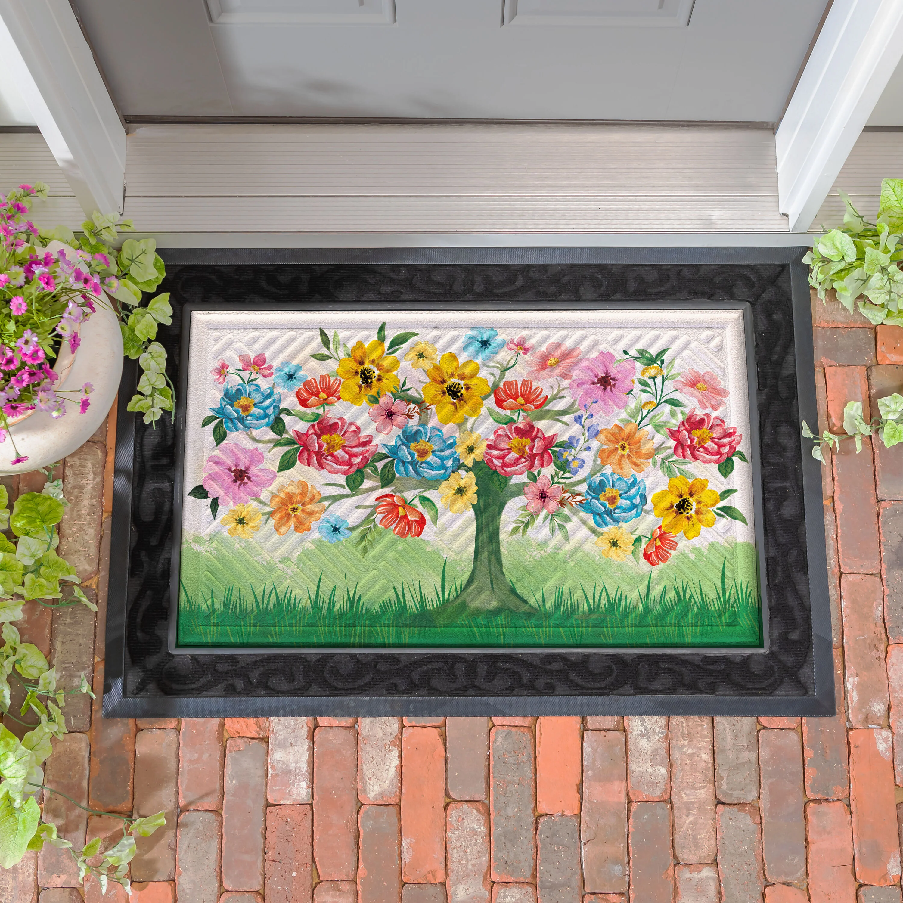 Blooming Tree of Life Embossed Mat - Image 2