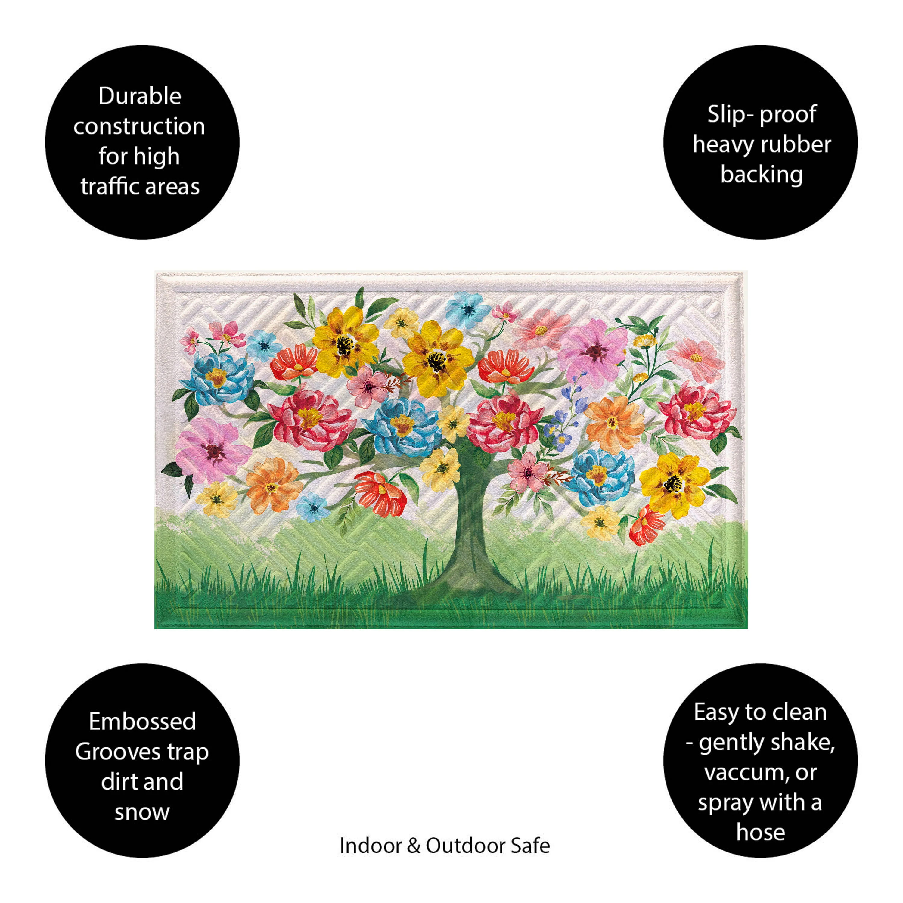 Blooming Tree of Life Embossed Mat - Image 4