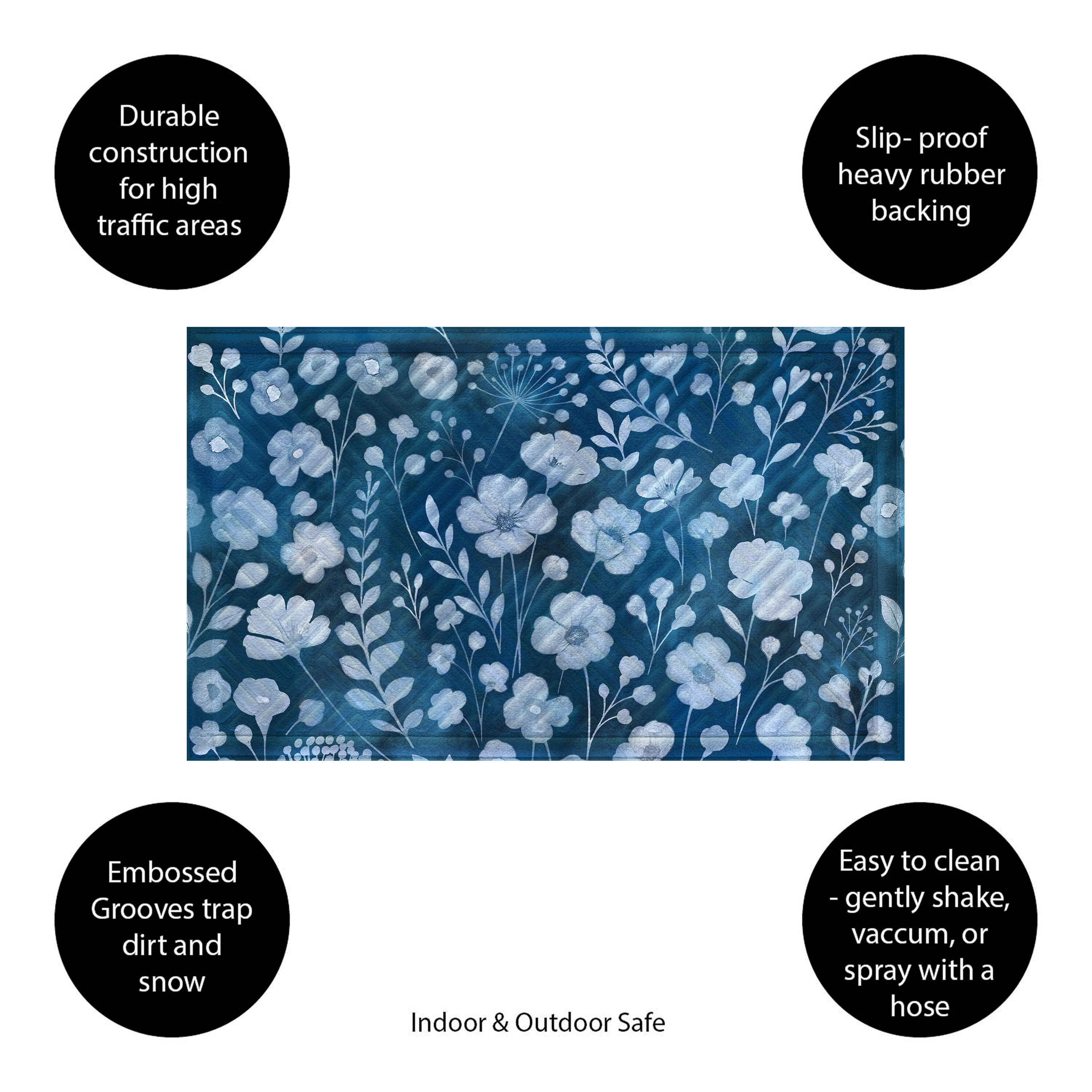 VivaStyle GildedMeadow Embossed Mat, 30"Lx18"H - Image 3