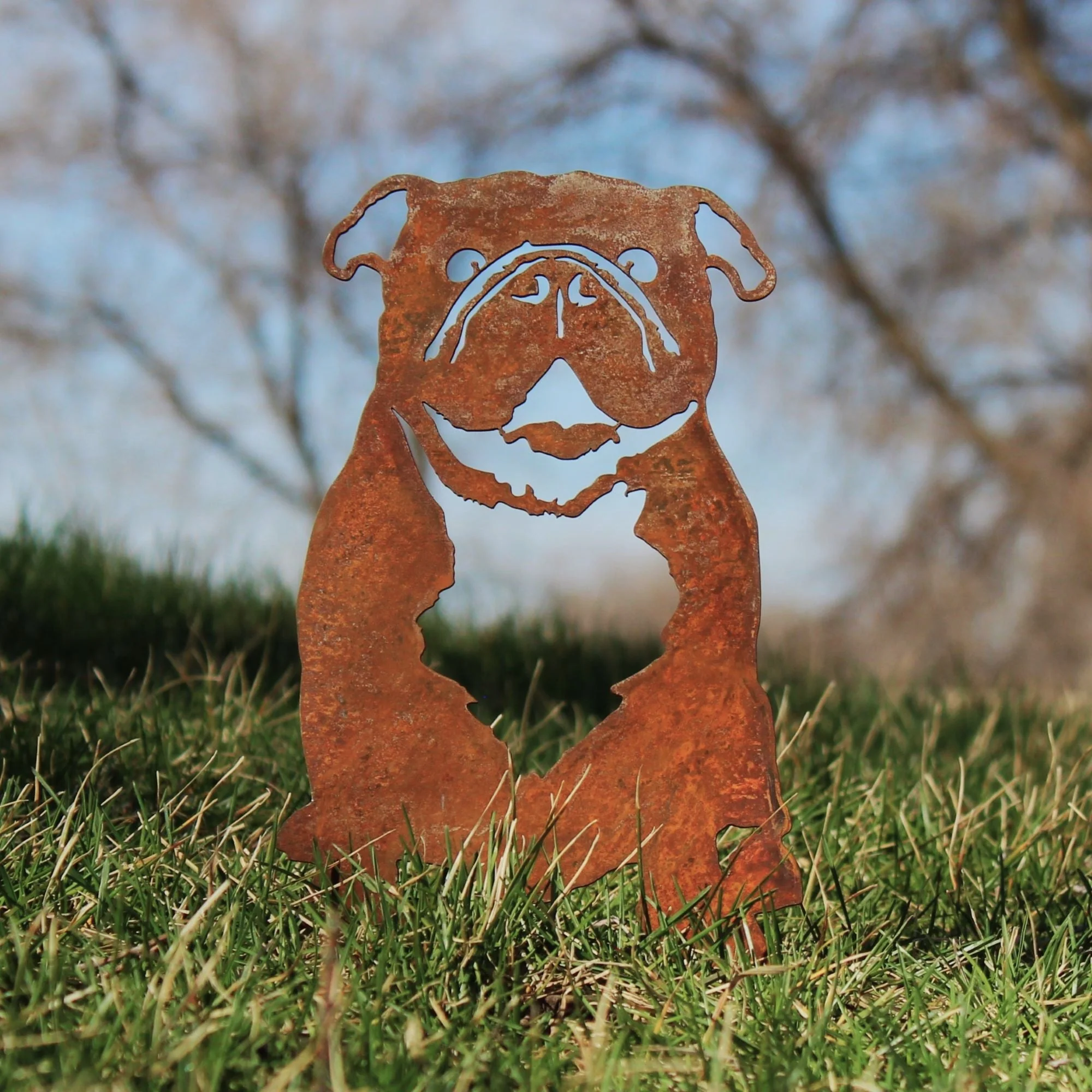 English Bulldog Garden Stake - Image 9