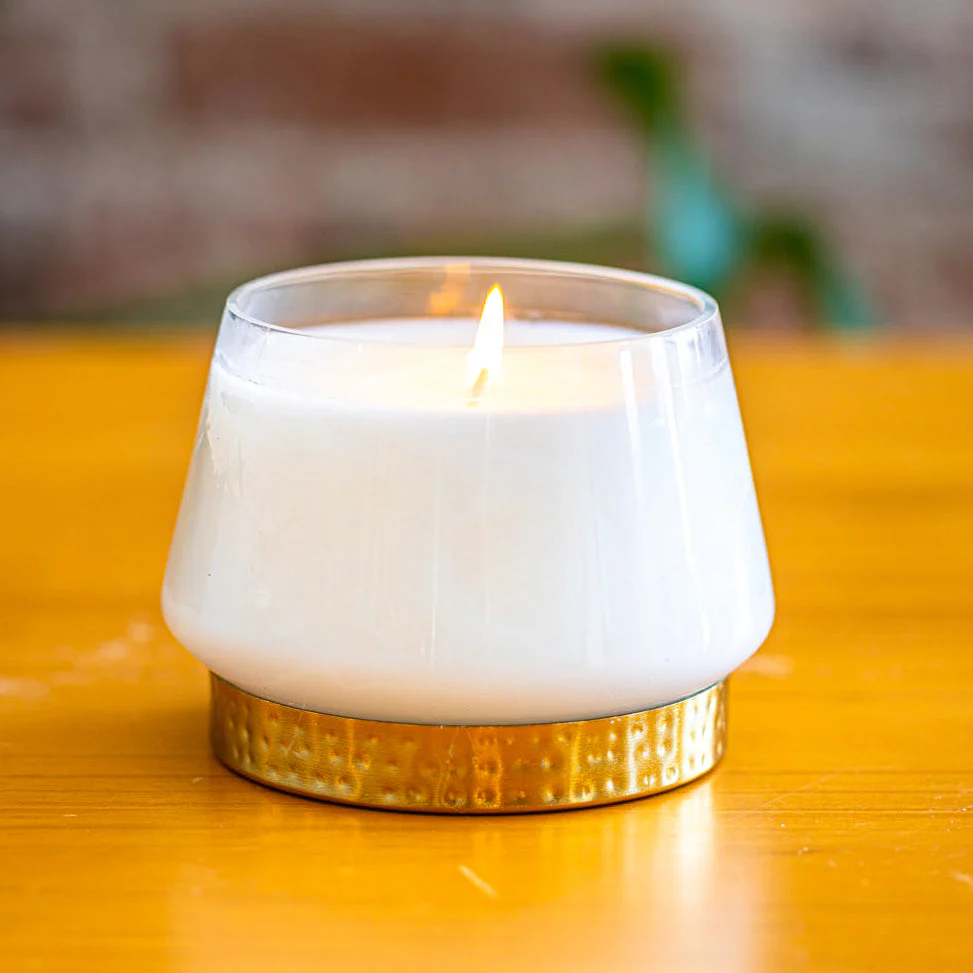 Forest Medium Pressed Floral Candle - Image 3