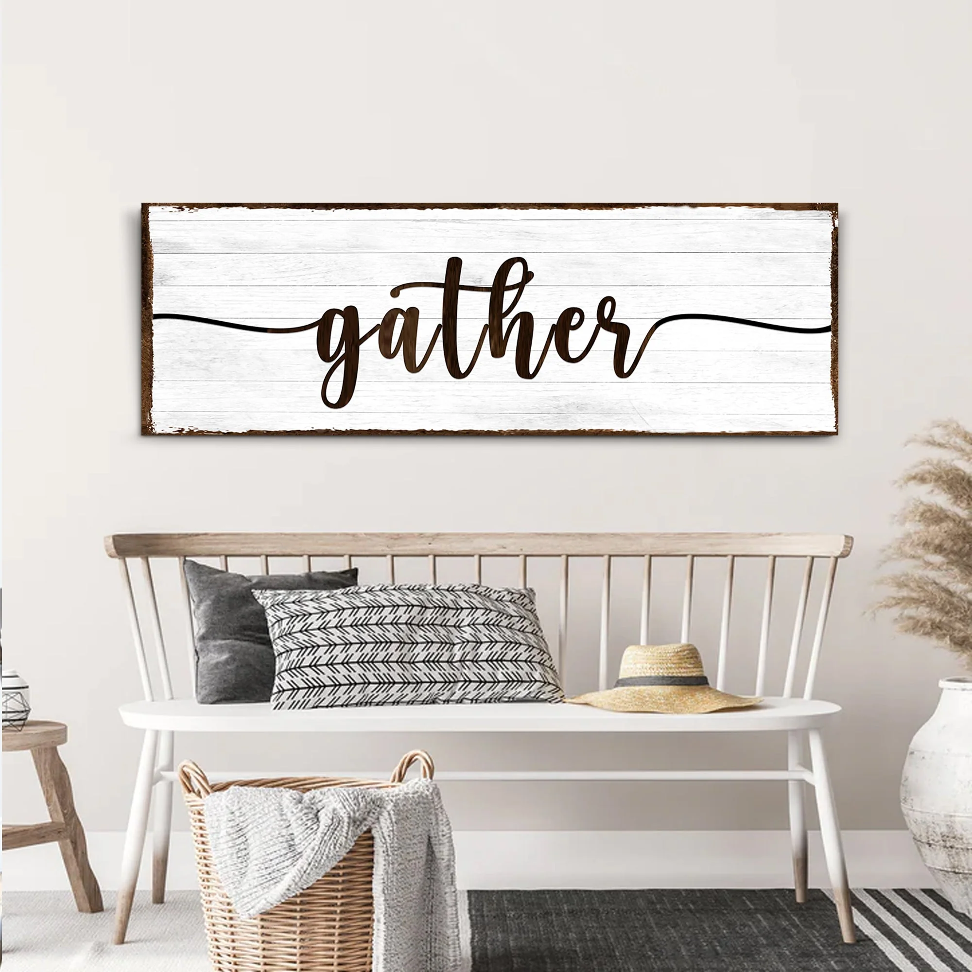 Gather Wall Art Sign - Image 3