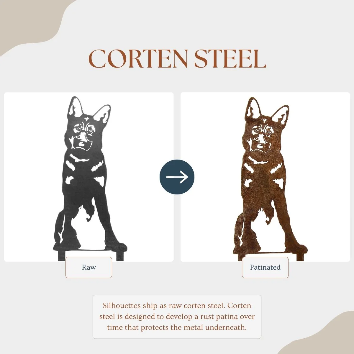 German Shepherd Garden Stake - Image 3