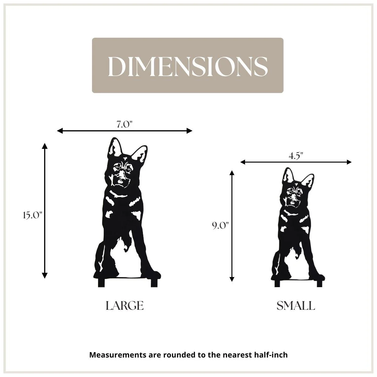 German Shepherd Garden Stake - Image 4