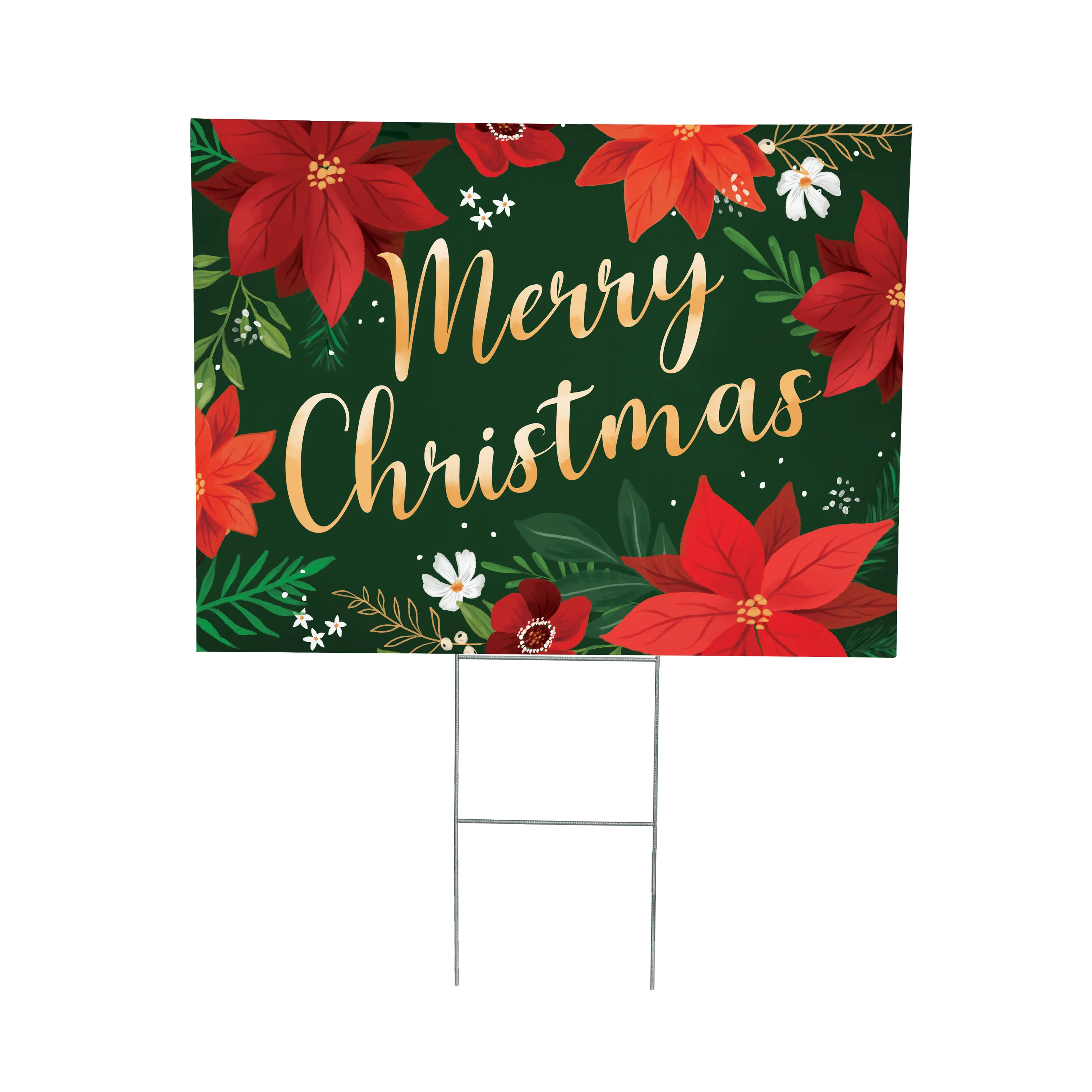 Holly Homestead Yard Sign, "Merry Christmas", 24"x18" - Image 4
