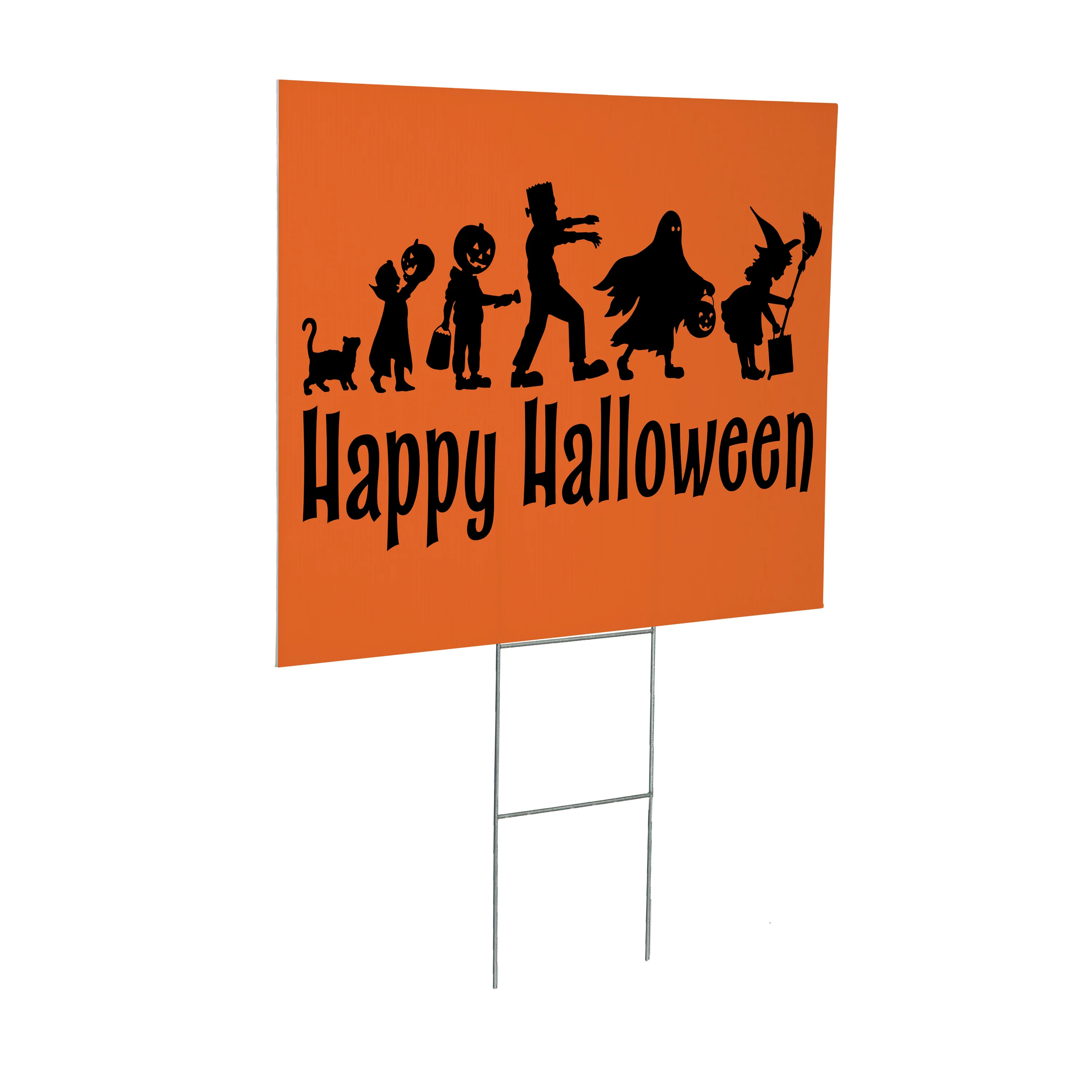 Haunted House Yard Sign,"Happy Halloween", 24"x18" - Image 5