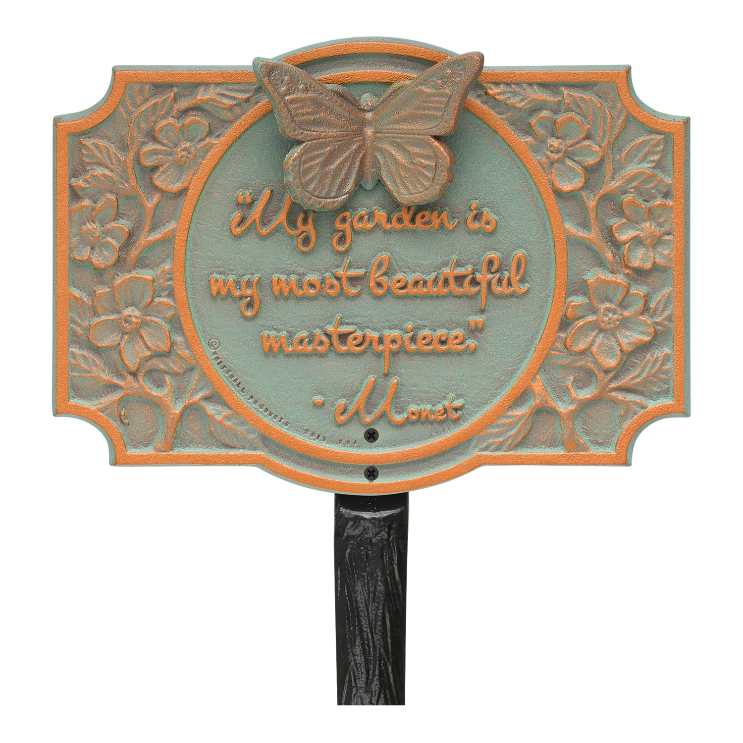 Monet Garden Butterfly Lawn Plaque - Image 32