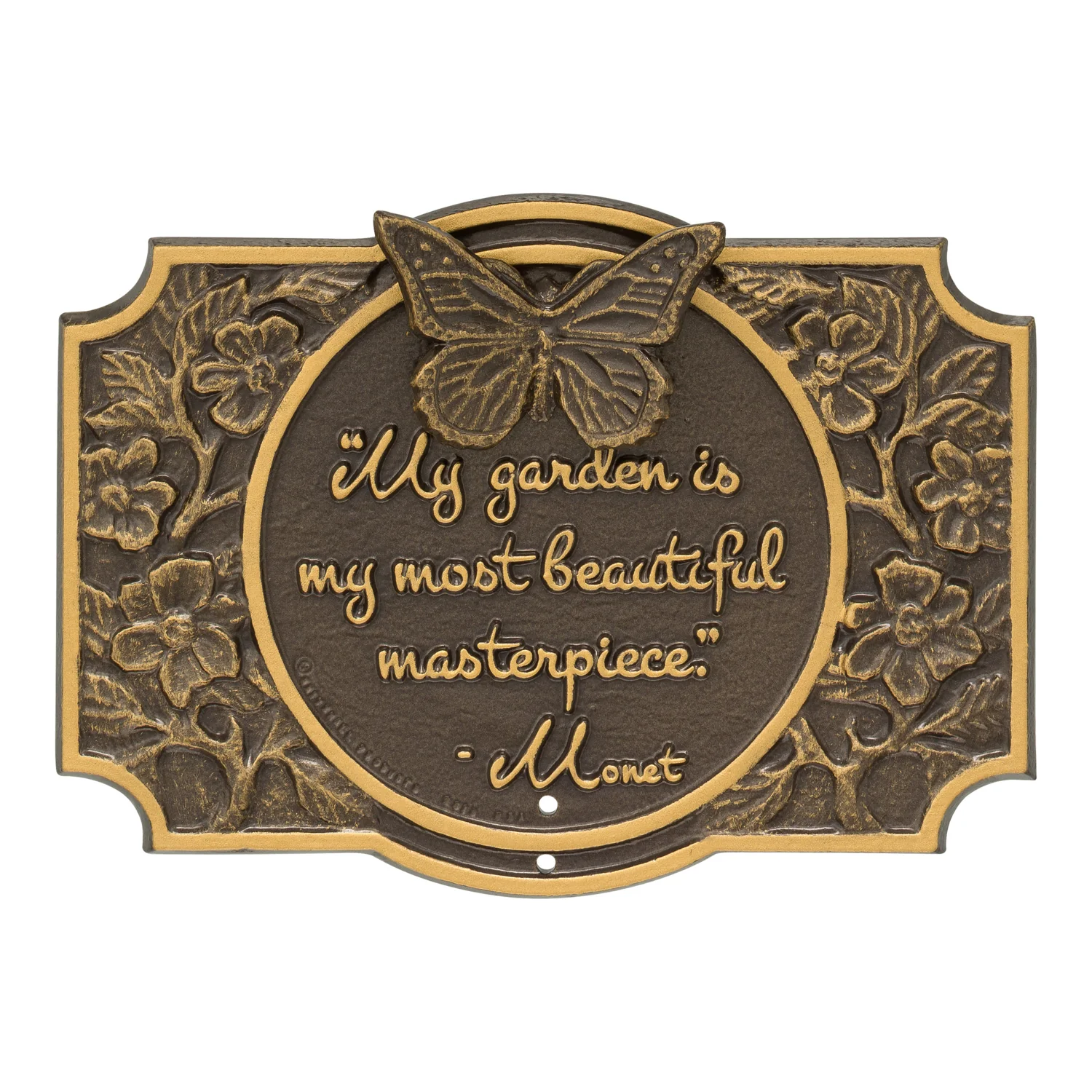 Monet Garden Butterfly Lawn Plaque - Image 35
