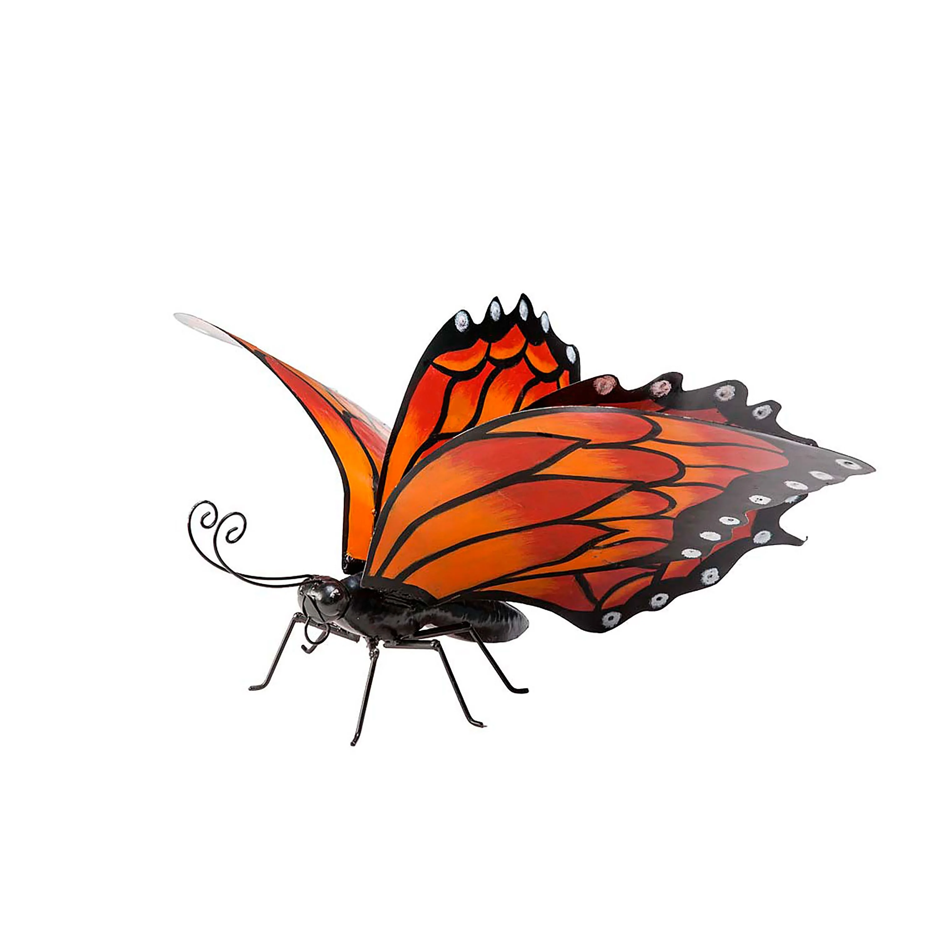 Metal Monarch Butterfly Outdoor Sculpture - Image 2