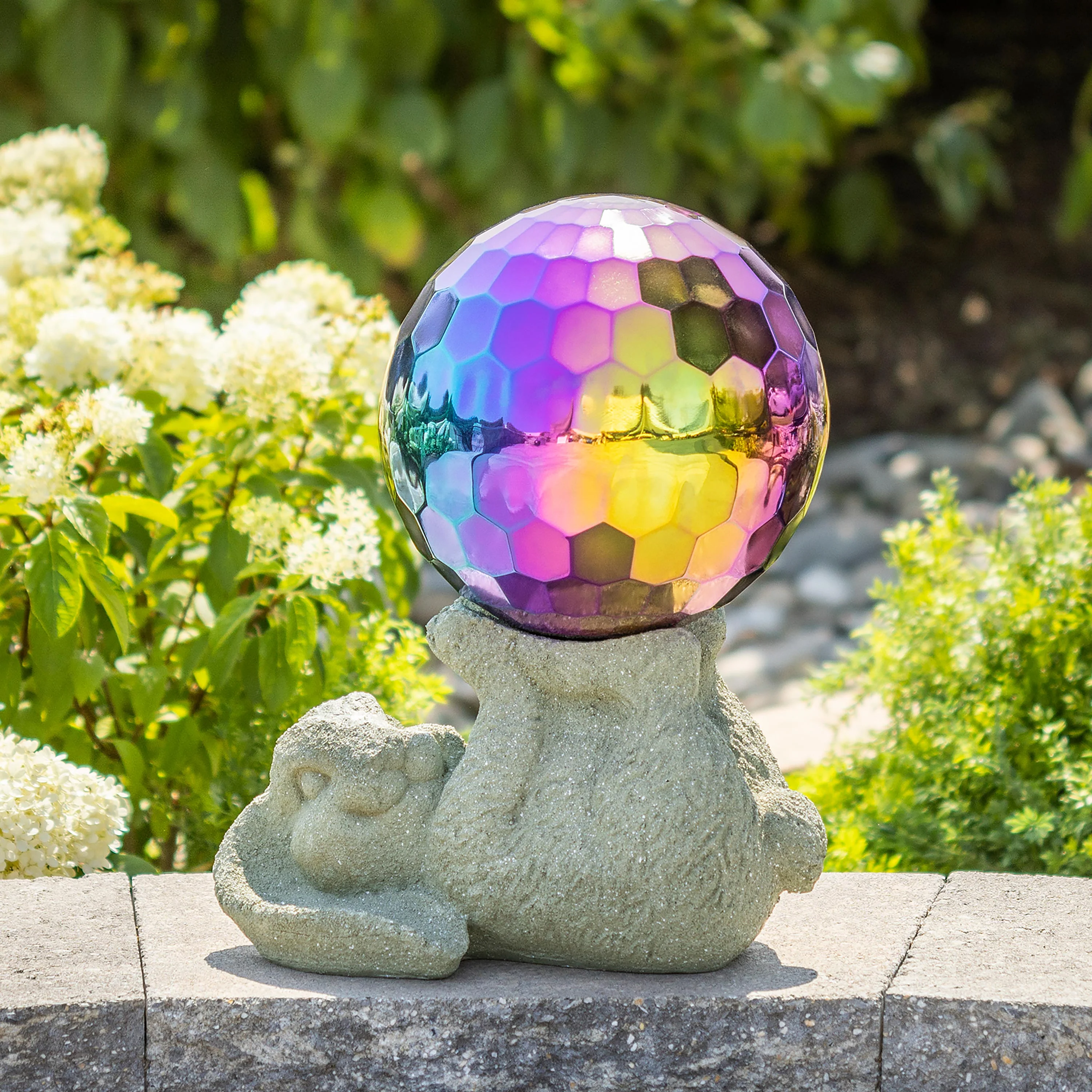 Bunny Gazing Ball Holder