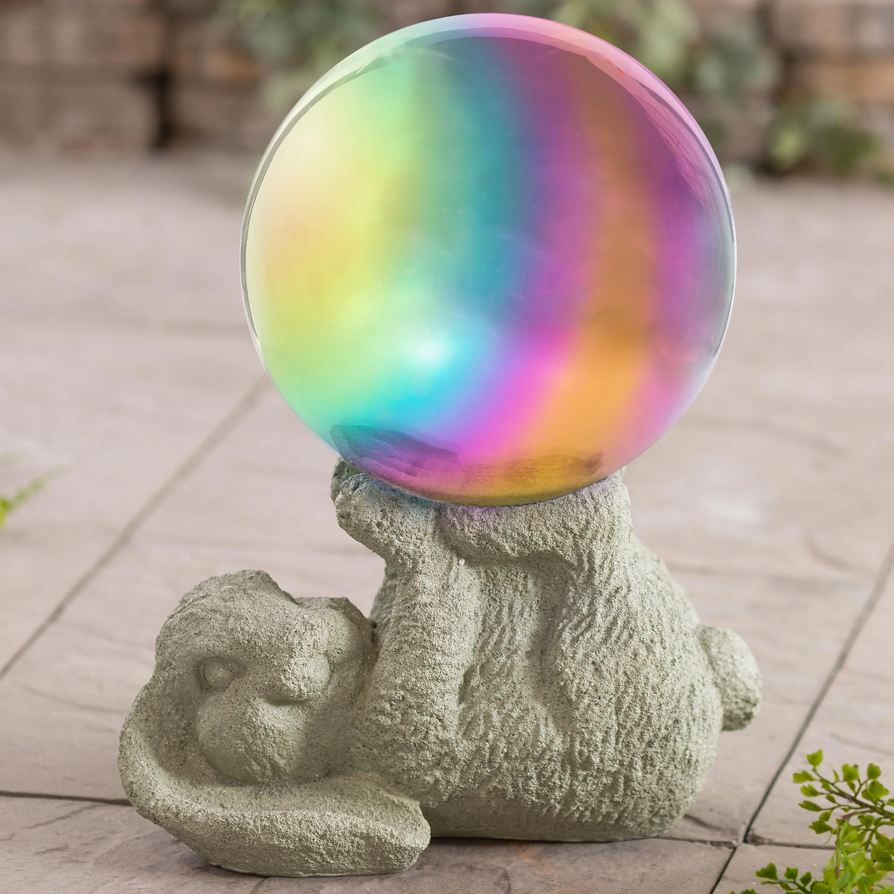 Bunny Gazing Ball Holder - Image 6