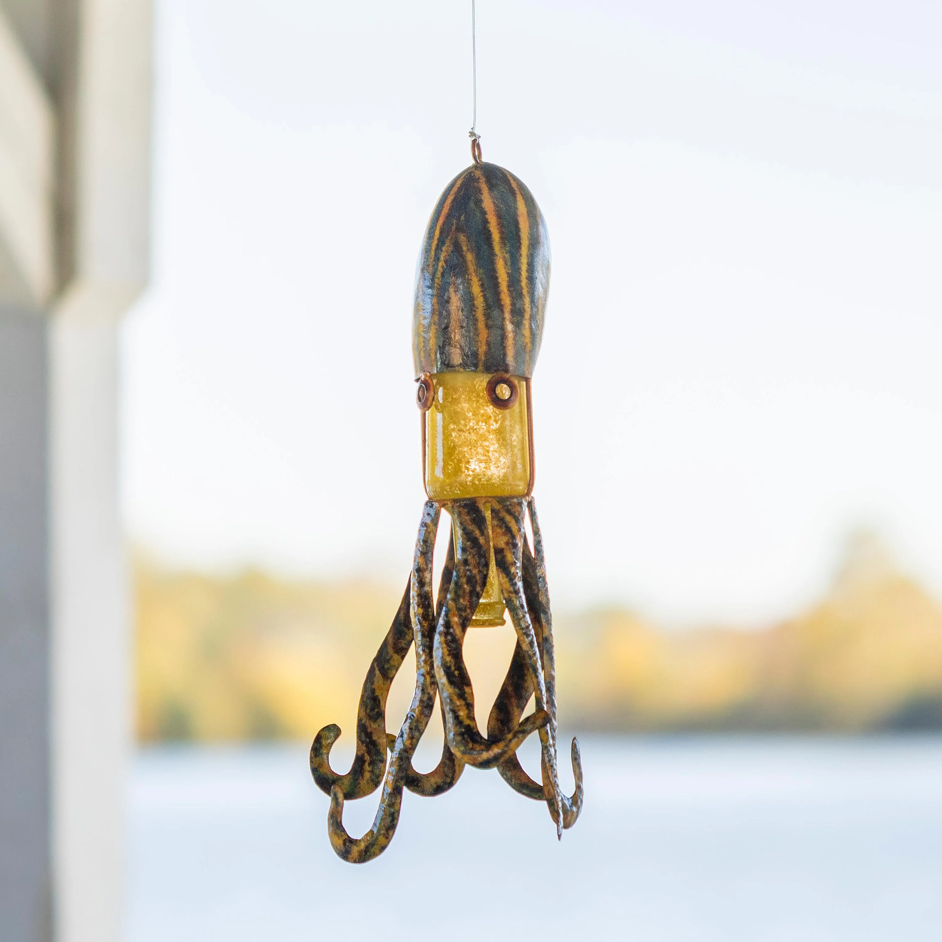 14" Ocean Animals Outdoor Hanging Bottle Decor - Image 2