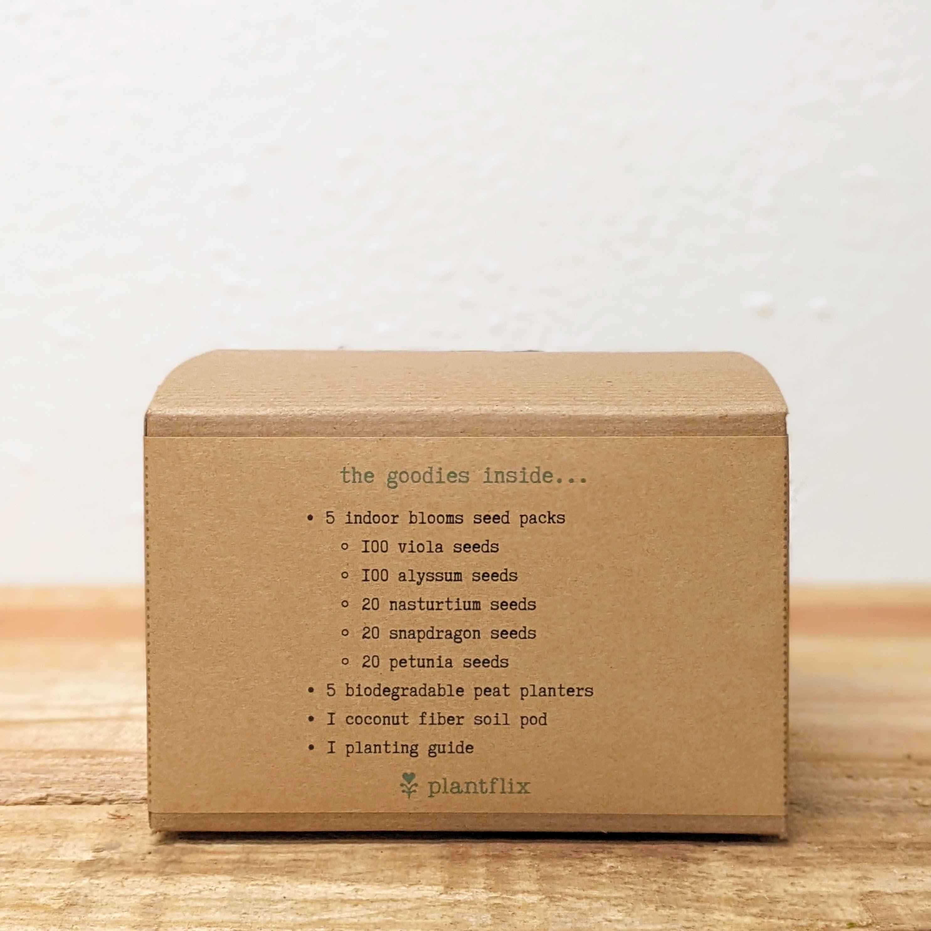 "Grow a Flower Garden" Indoor Blooms Seed Kit - Image 4