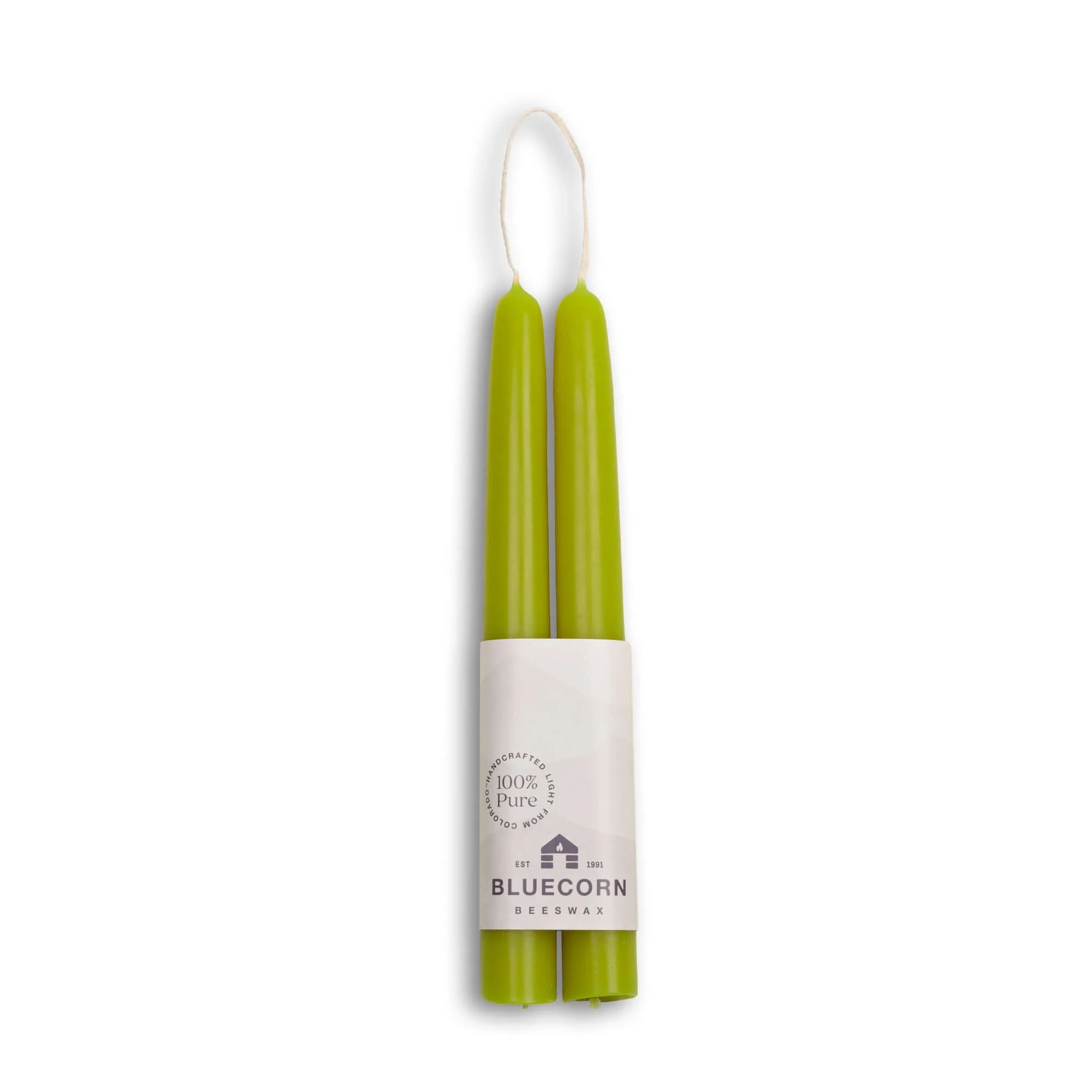 Hand-Dipped Beeswax Taper Candles - 1 Pair - Image 10