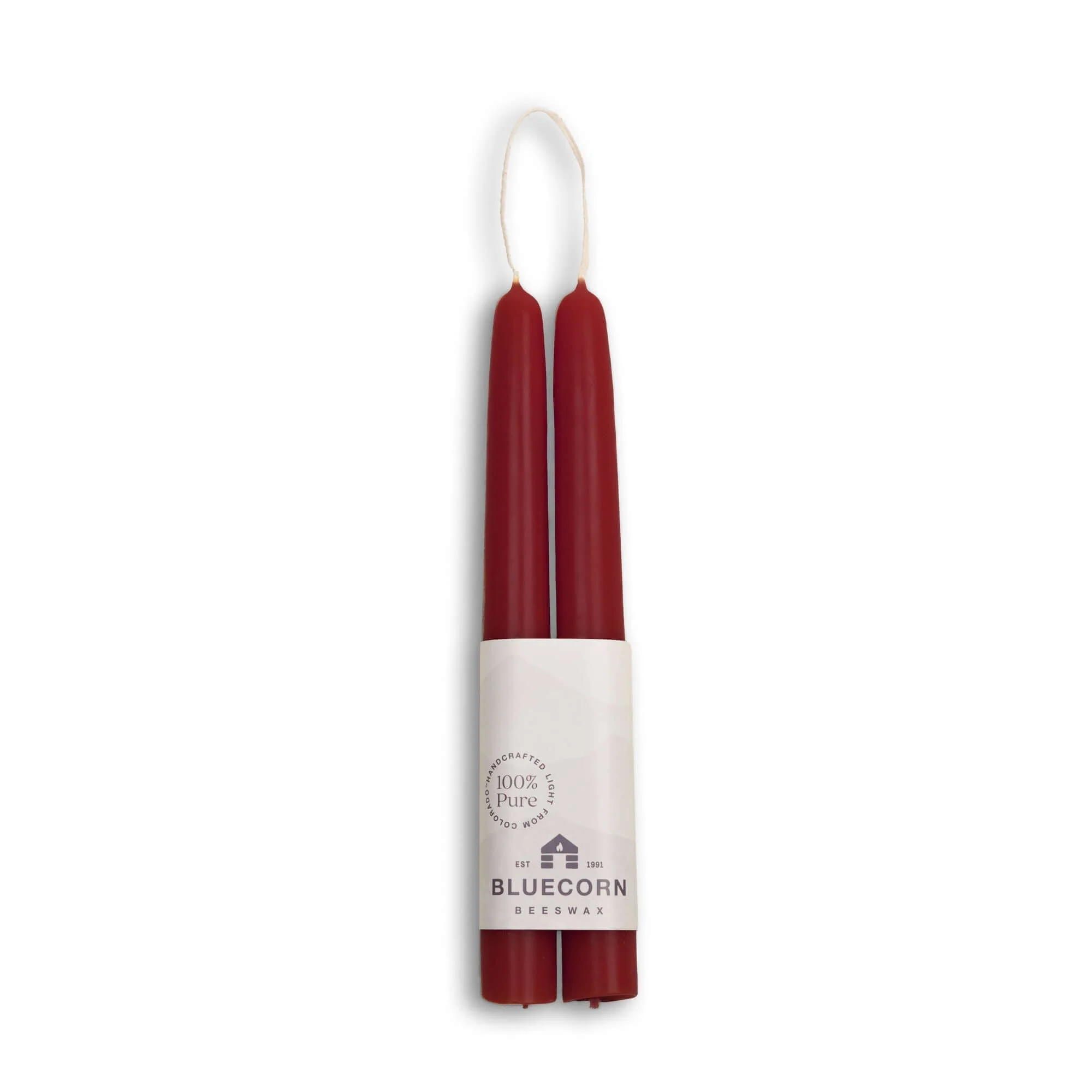 Hand-Dipped Beeswax Taper Candles - 1 Pair - Image 15