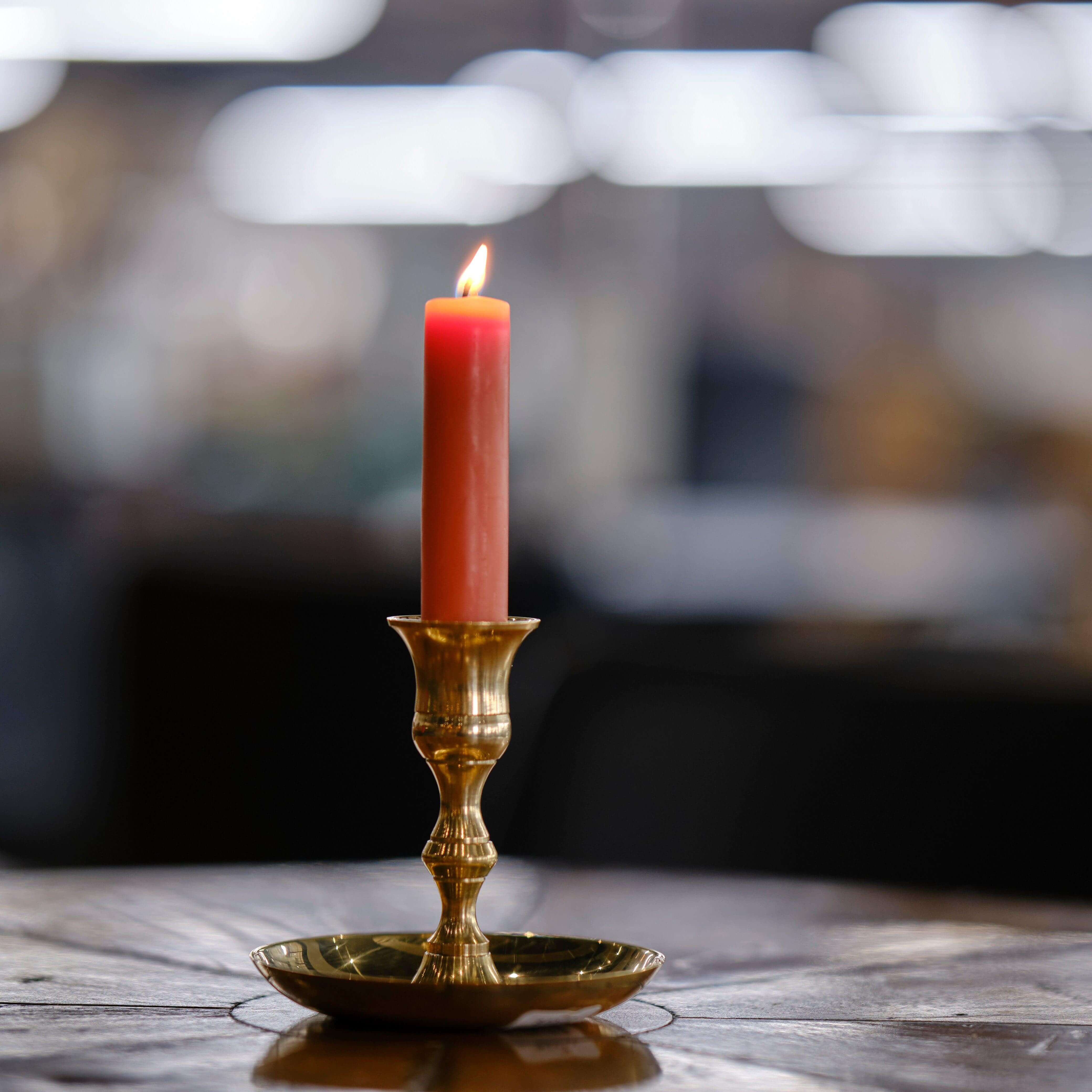 Hand-Dipped Beeswax Taper Candles - 1 Pair - Image 22