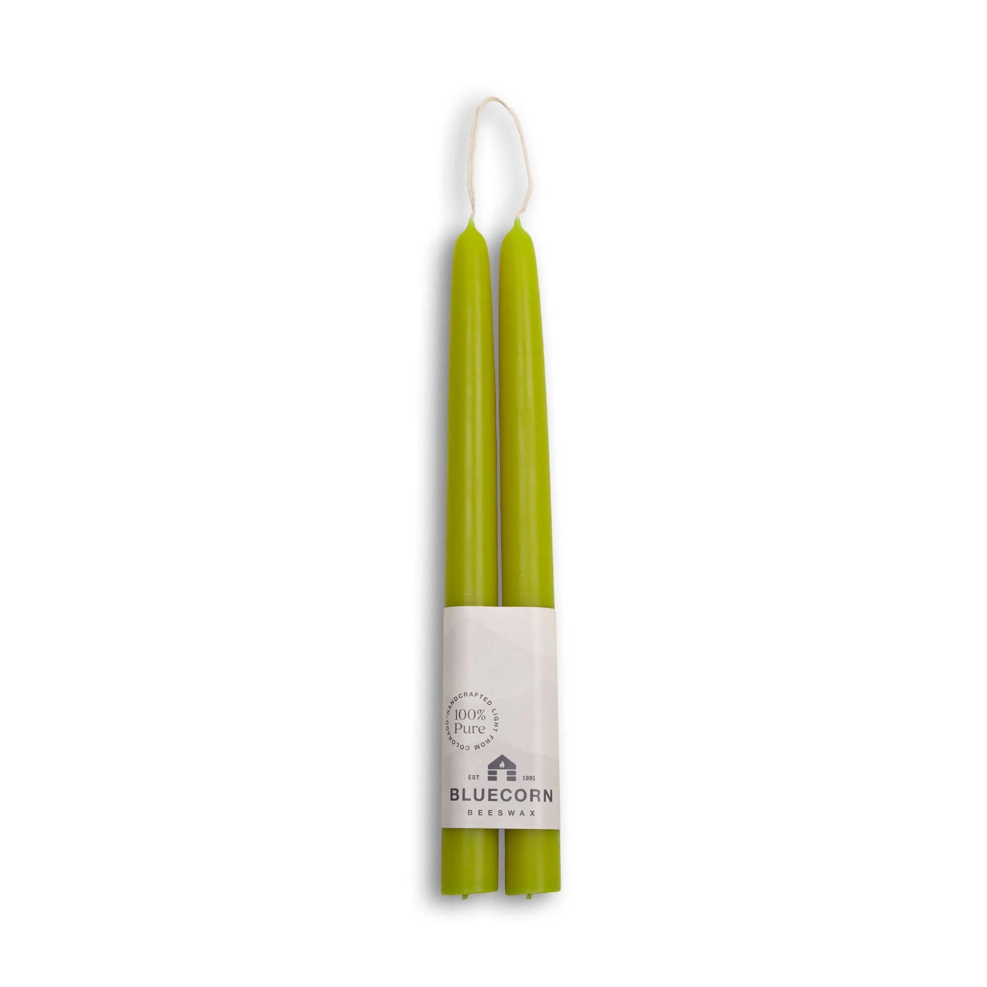 Hand-Dipped Beeswax Taper Candles - 1 Pair - Image 24