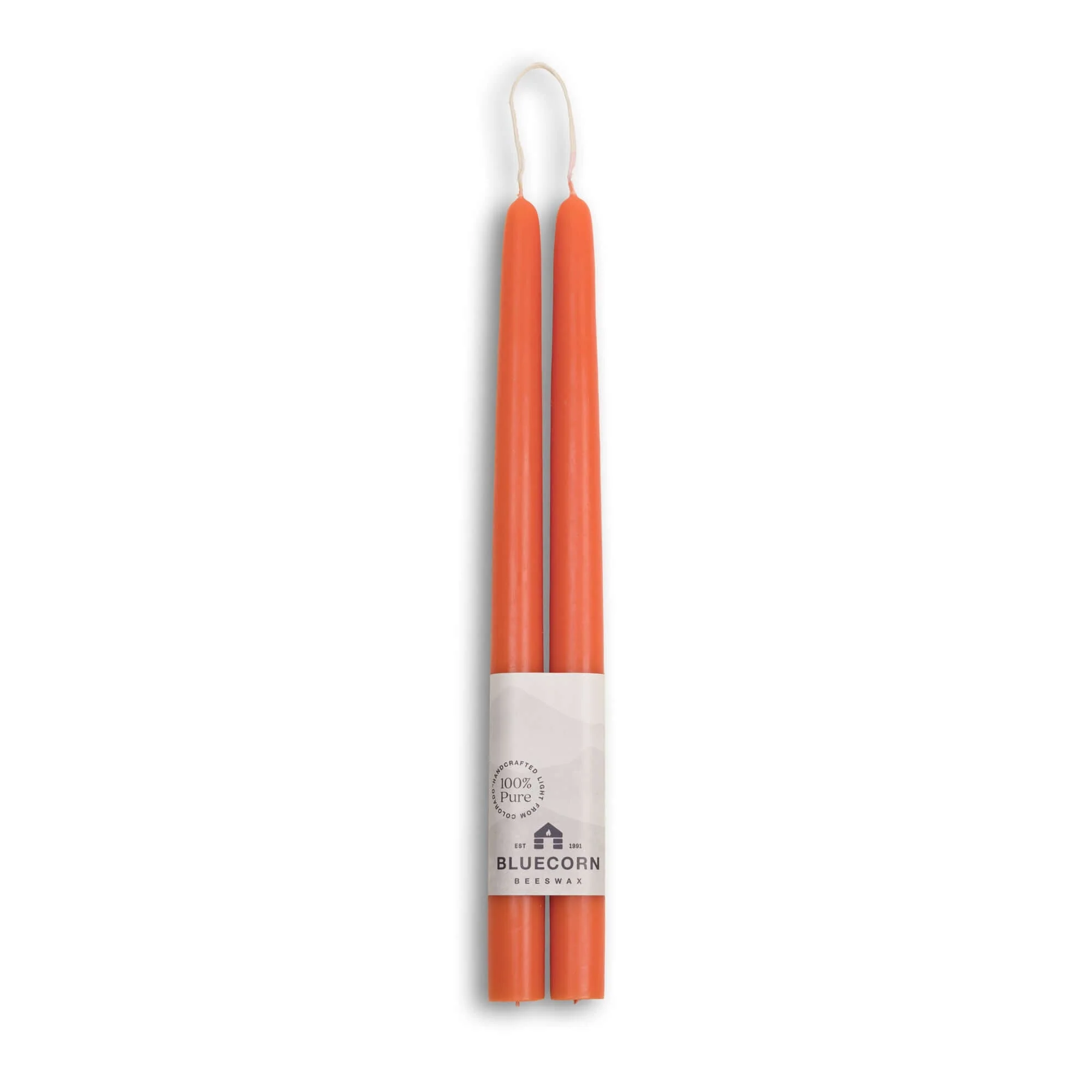 Hand-Dipped Beeswax Taper Candles - 1 Pair - Image 34