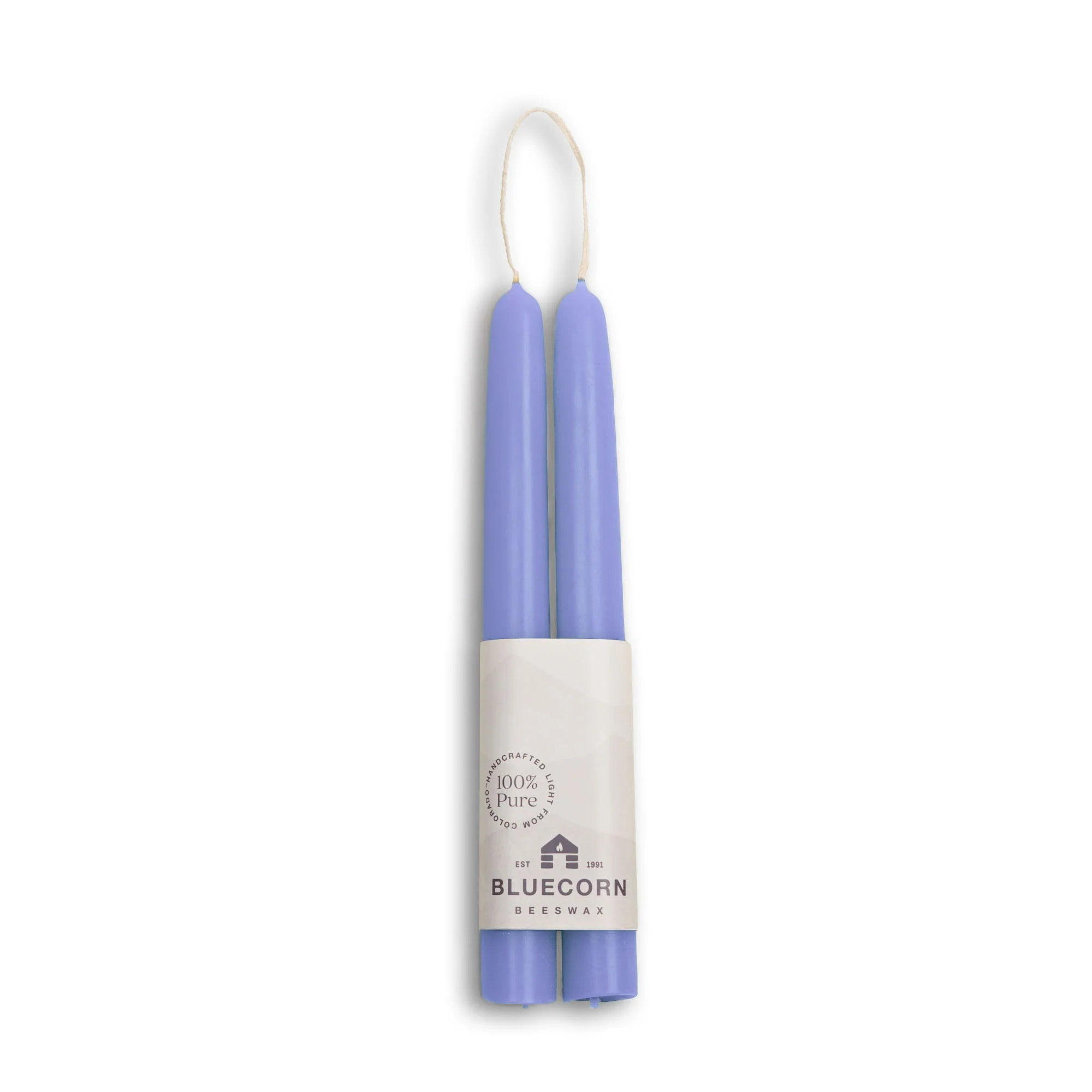 Hand-Dipped Beeswax Taper Candles - 1 Pair - Image 58