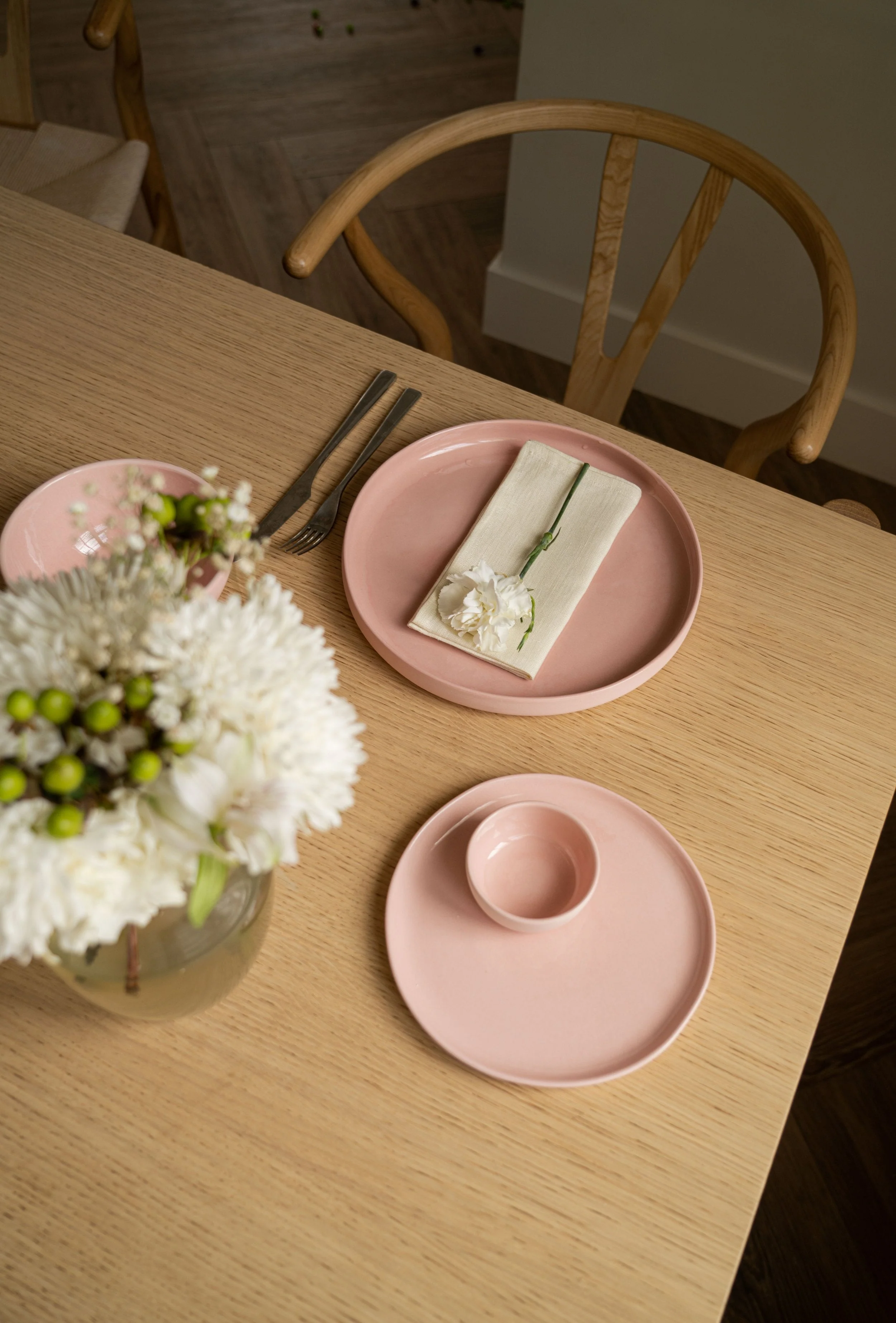 Handmade Porcelain Coffee Cup. Powder Pink - Image 11