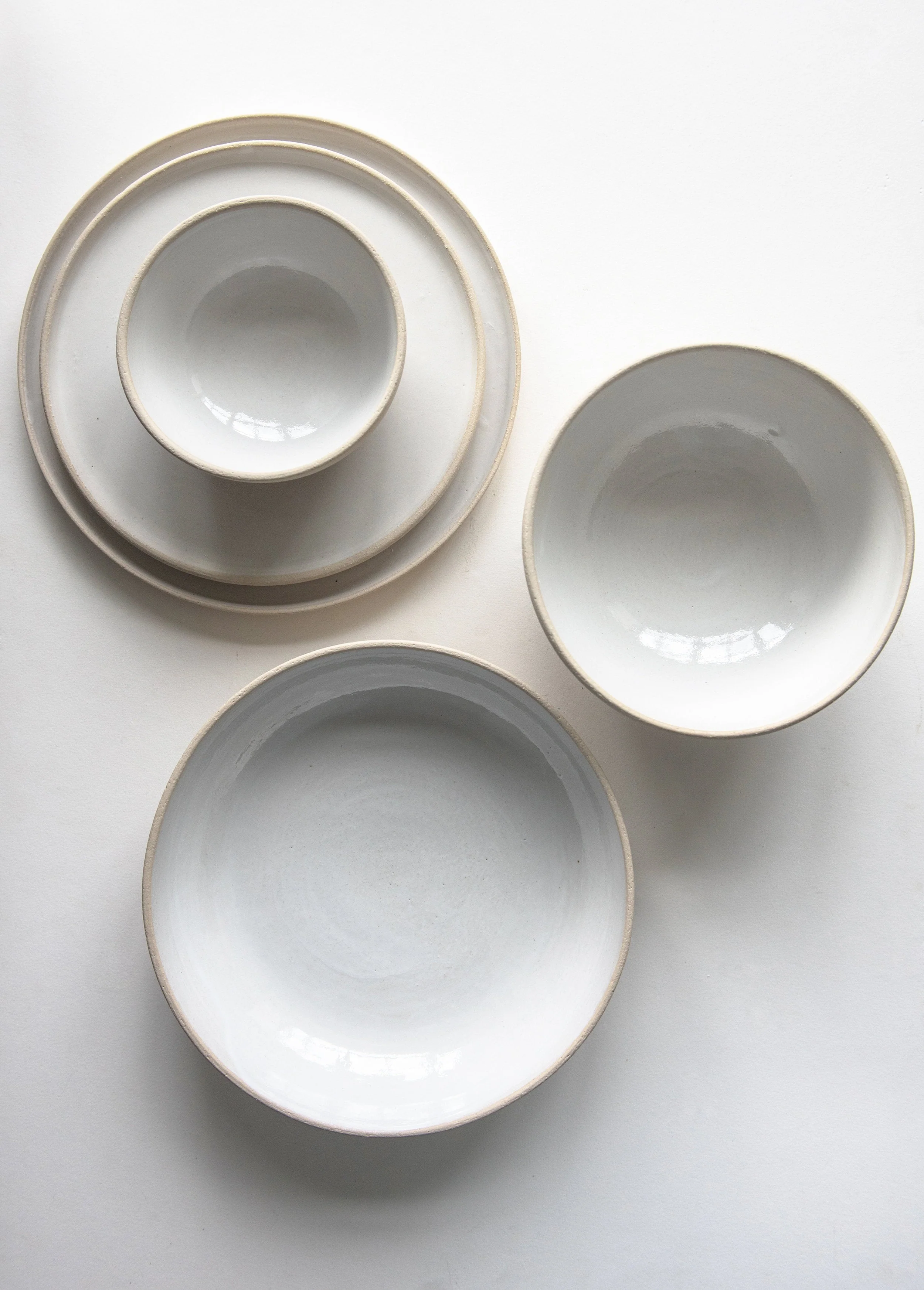 Handmade Stoneware Dinner Set - Image 2