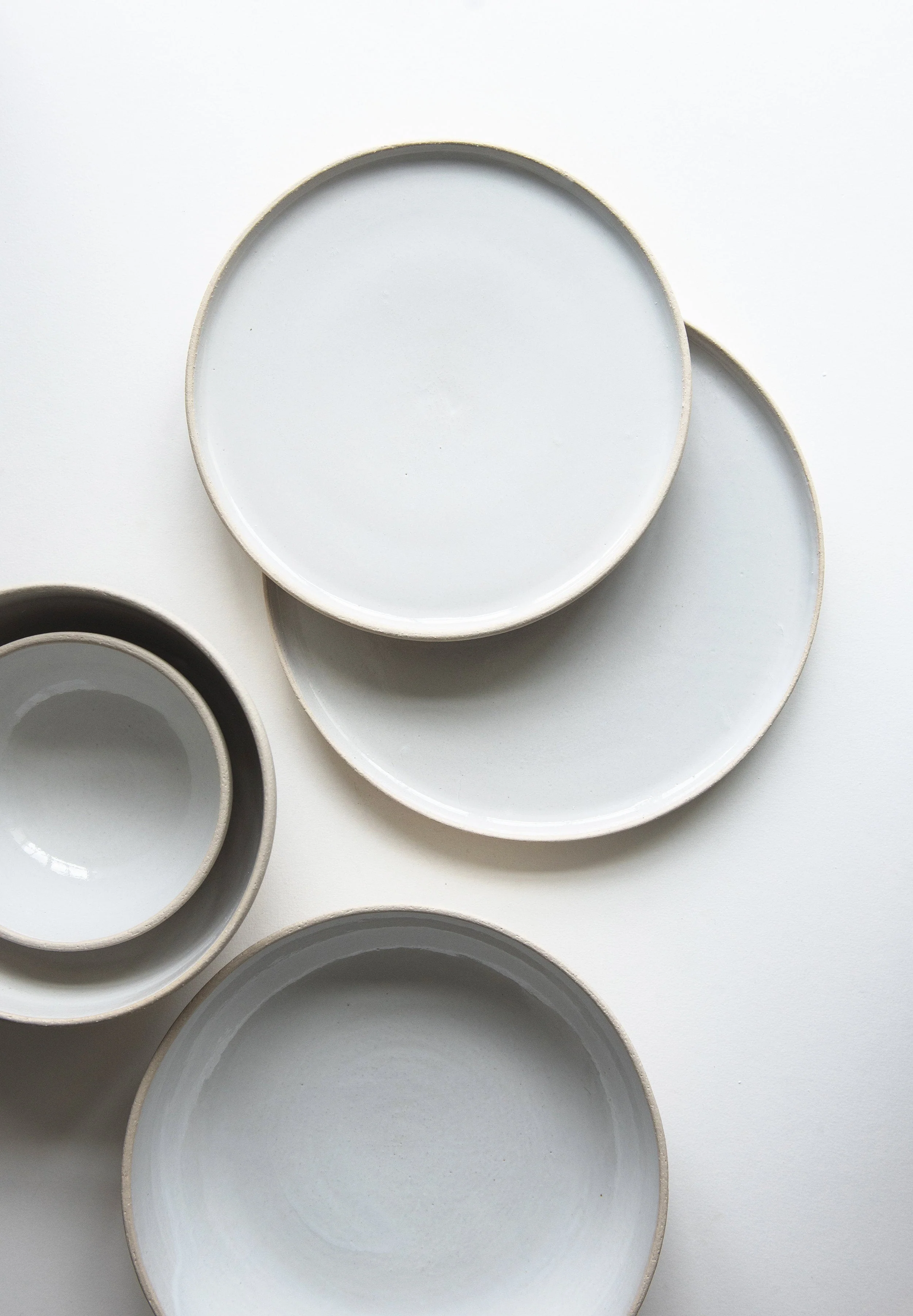 Handmade Stoneware Dinner Set - Image 6