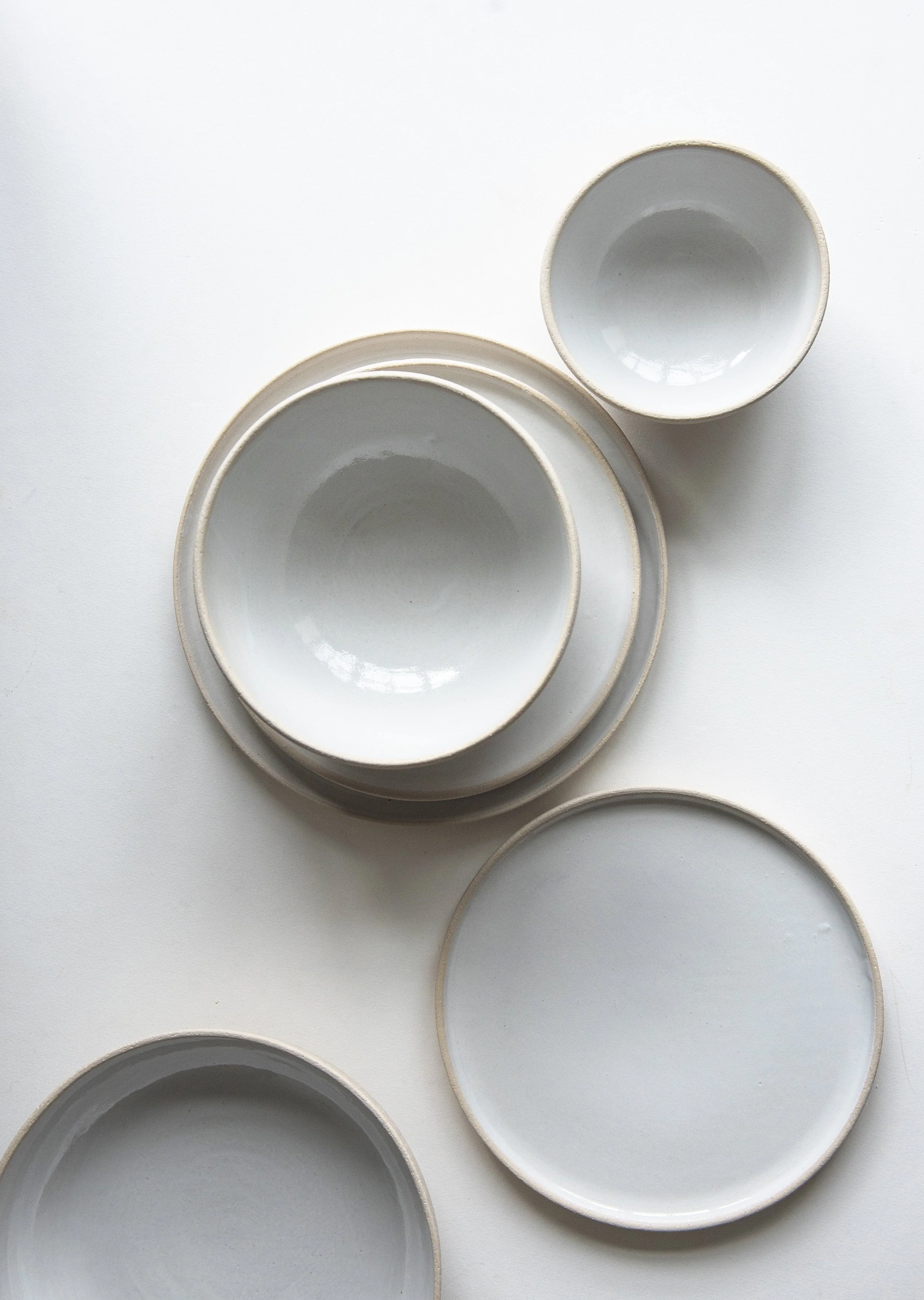 Handmade Stoneware Dinner Set - Image 9