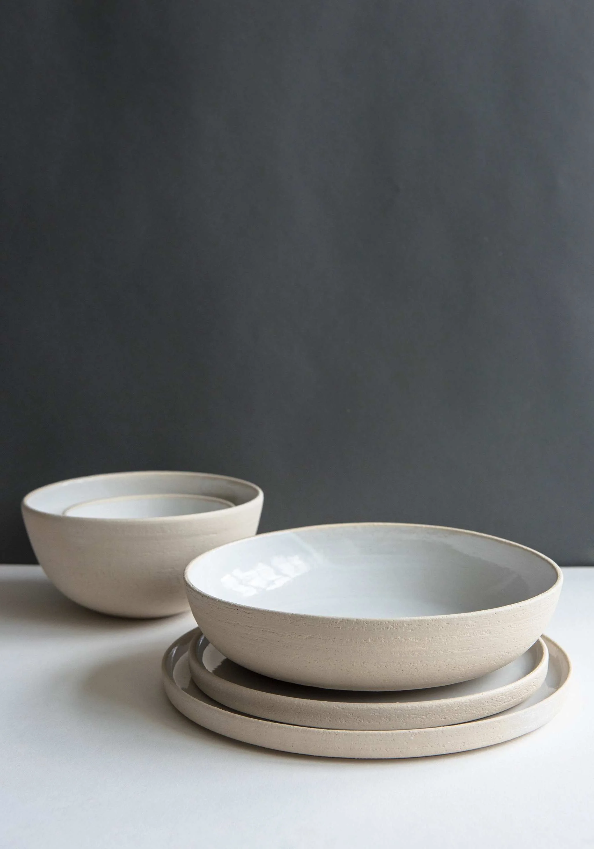 Handmade Stoneware Plates - Image 5