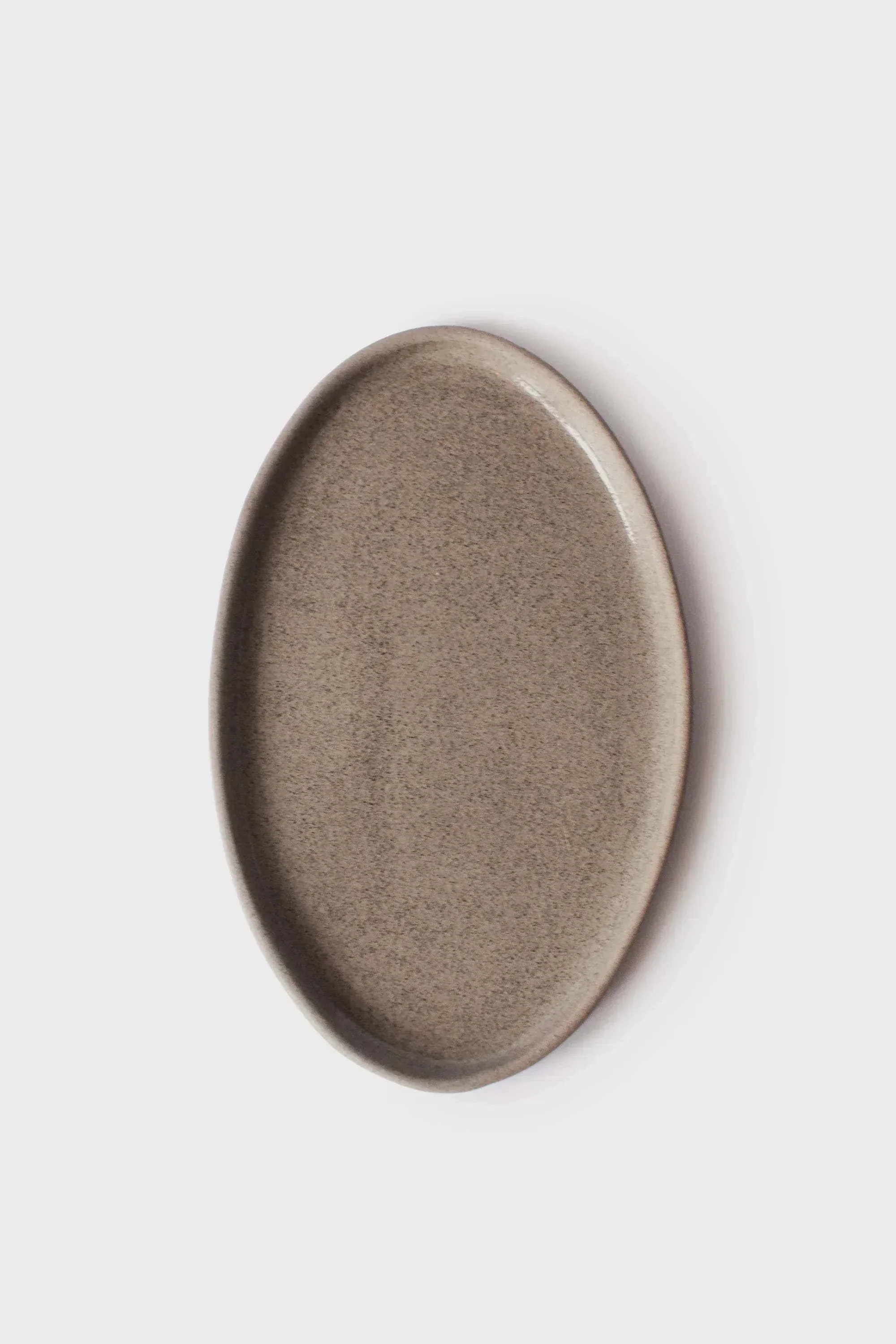 Handmade Stoneware Serving Platter "Concrete" - Image 5
