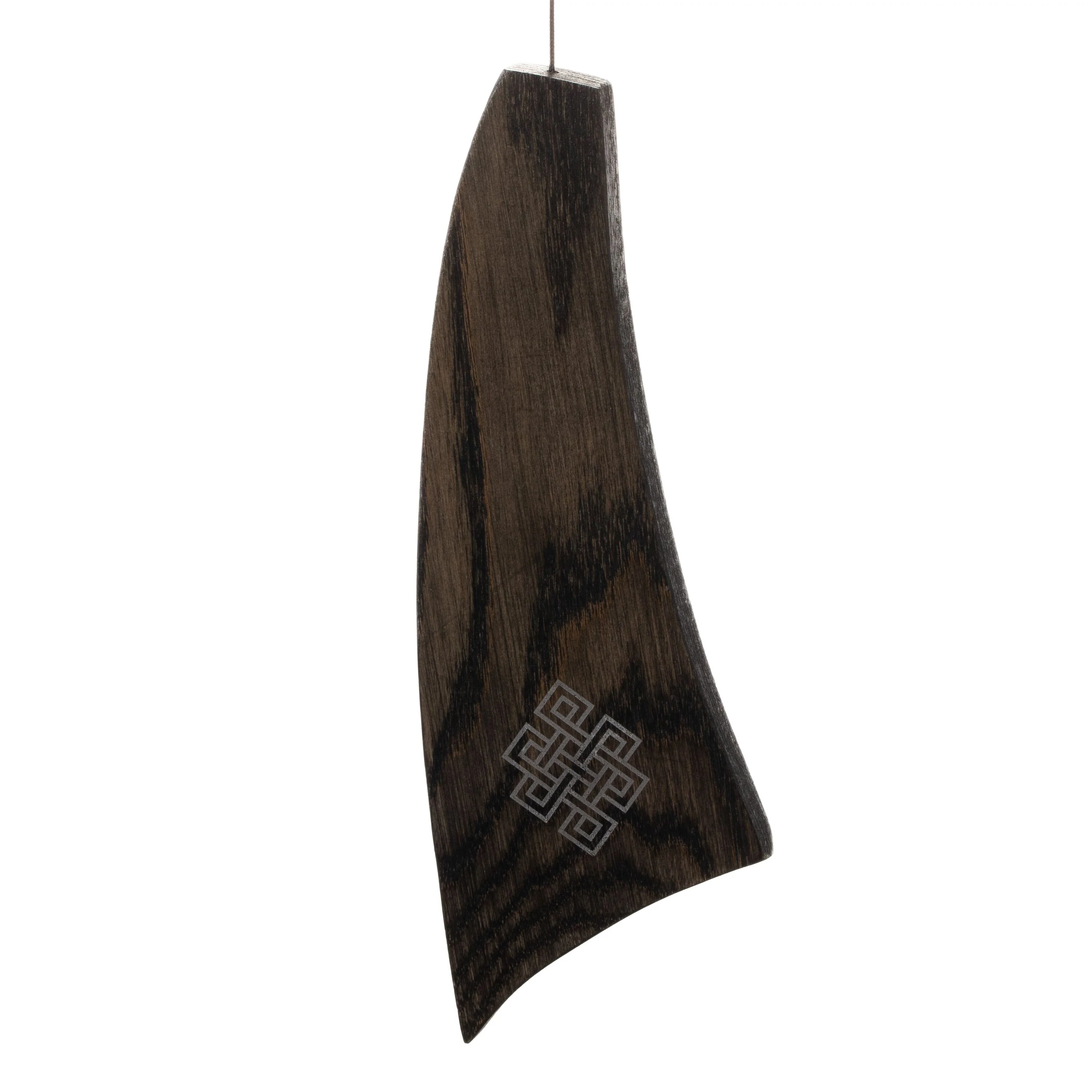 Multi-Toned Ash And Aluminum Healing Chime In A Black And Cherry Finish - Image 5