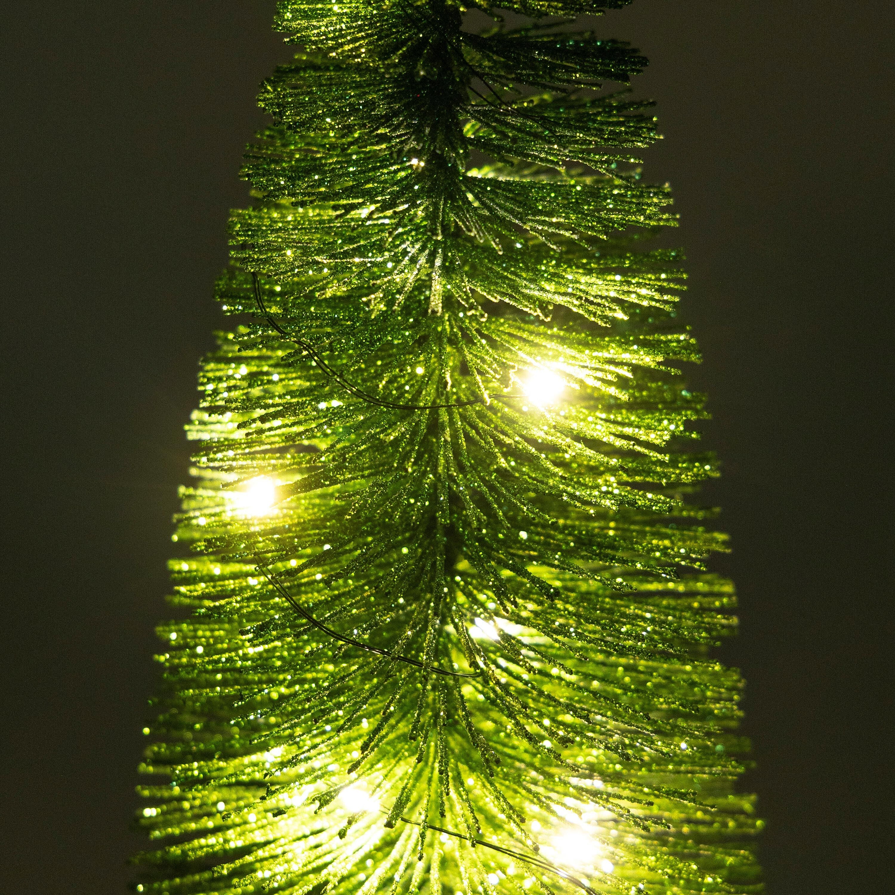 Set of Three Green Tabletop Trees - Image 5